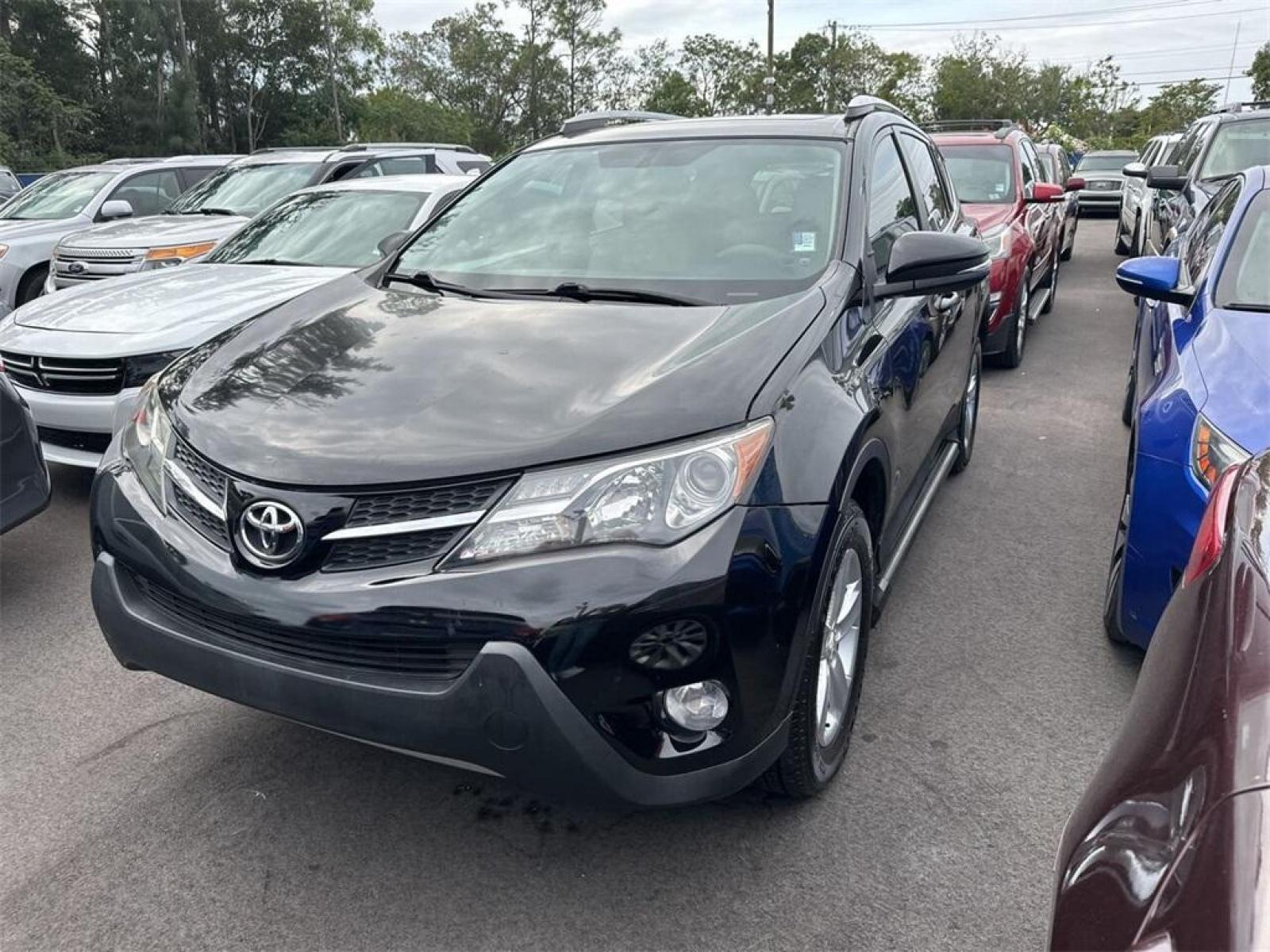 2014 Black /Latte Toyota RAV4 XLE (2T3WFREV7EW) with an 2.5L 4-Cylinder DOHC Dual VVT-i engine, Automatic transmission, located at 27610 S Dixie Hwy, Homestead, FL, 33032, (305) 749-2348, 25.510241, -80.438301 - Photo #0