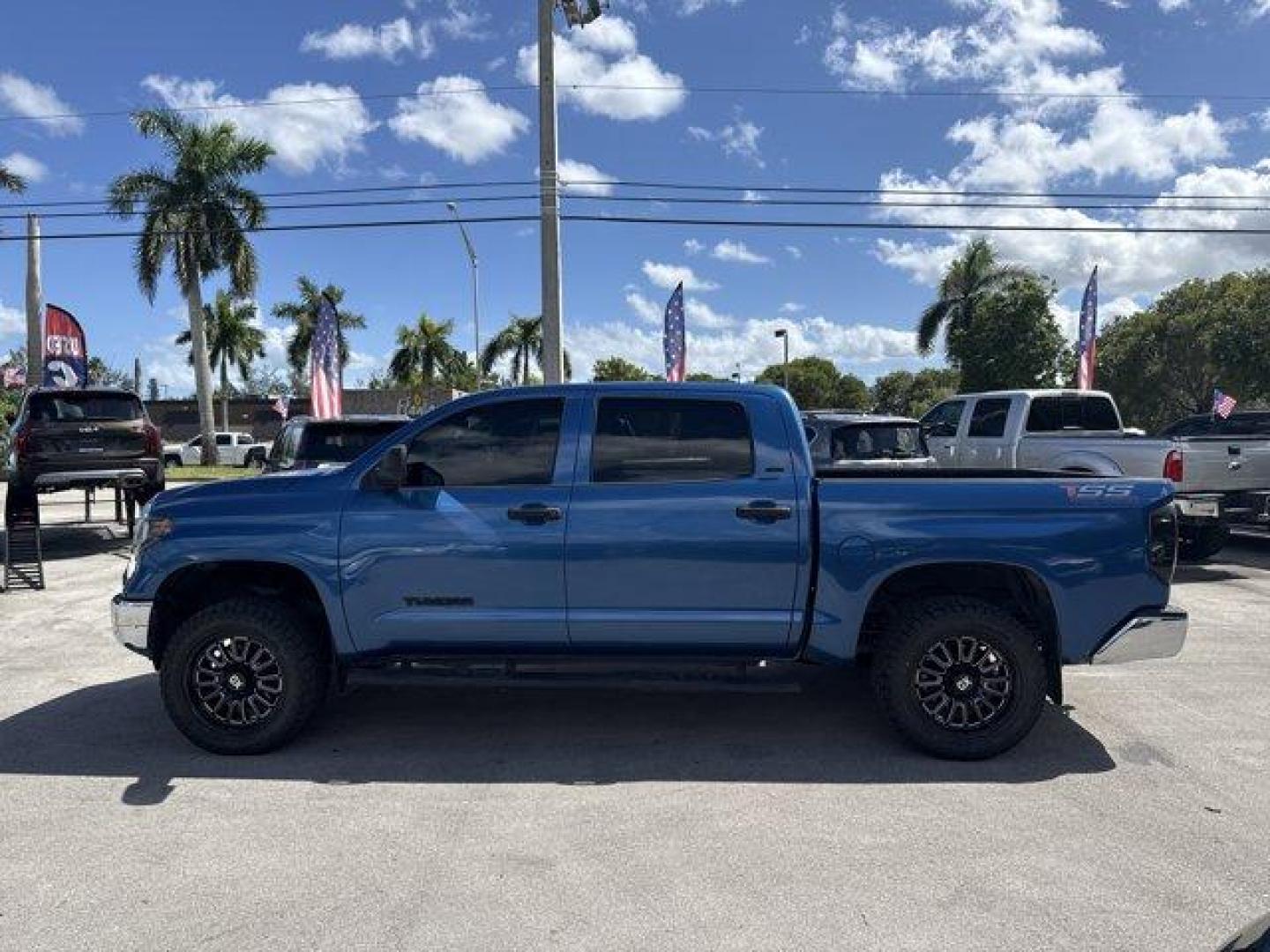 2017 Blue Toyota Tundra 2WD SR5 (5TFEM5F12HX) with an 8 4.6 L engine, Automatic transmission, located at 27610 S Dixie Hwy, Homestead, FL, 33032, (305) 749-2348, 25.510241, -80.438301 - ALG Residual Value Awards, Residual Value Awards. Delivers 19 Highway MPG and 15 City MPG! This Toyota Tundra 2WD boasts a Regular Unleaded V-8 4.6 L/281 engine powering this Automatic transmission. Wheels: 18 x 8J Styled Steel, Variable Intermittent Wipers w/Heated Wiper Park, Urethane Gear Shifter - Photo#1