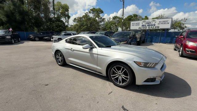 2017 Silver Ford Mustang EcoBoost Premium (1FA6P8TH2H5) with an 4 2.3 L engine, Automatic transmission, located at 27610 S Dixie Hwy, Homestead, FL, 33032, (305) 749-2348, 25.510241, -80.438301 - KBB.com 10 Coolest Cars Under $25,000. Scores 30 Highway MPG and 21 City MPG! This Ford Mustang boasts a Intercooled Turbo Premium Unleaded I-4 2.3 L/140 engine powering this Automatic transmission. ENGINE: 2.3L ECOBOOST (STD), Wireless Phone Connectivity, Wheels: 18 x 8 Magnetic Painted/Machined -i - Photo#6
