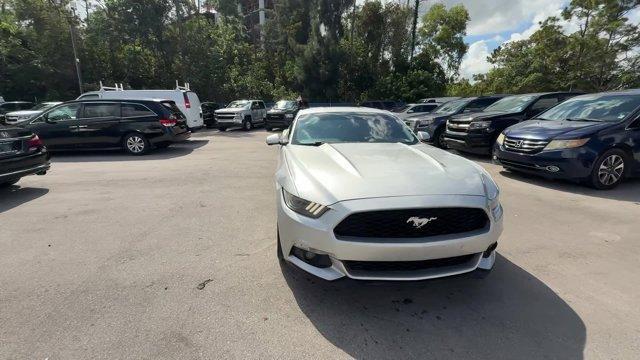 2017 Silver Ford Mustang EcoBoost Premium (1FA6P8TH2H5) with an 4 2.3 L engine, Automatic transmission, located at 27610 S Dixie Hwy, Homestead, FL, 33032, (305) 749-2348, 25.510241, -80.438301 - KBB.com 10 Coolest Cars Under $25,000. Scores 30 Highway MPG and 21 City MPG! This Ford Mustang boasts a Intercooled Turbo Premium Unleaded I-4 2.3 L/140 engine powering this Automatic transmission. ENGINE: 2.3L ECOBOOST (STD), Wireless Phone Connectivity, Wheels: 18 x 8 Magnetic Painted/Machined -i - Photo#7