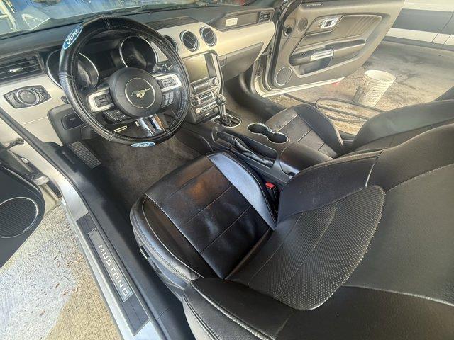 2017 Silver Ford Mustang EcoBoost Premium (1FA6P8TH2H5) with an 4 2.3 L engine, Automatic transmission, located at 27610 S Dixie Hwy, Homestead, FL, 33032, (305) 749-2348, 25.510241, -80.438301 - KBB.com 10 Coolest Cars Under $25,000. Scores 30 Highway MPG and 21 City MPG! This Ford Mustang boasts a Intercooled Turbo Premium Unleaded I-4 2.3 L/140 engine powering this Automatic transmission. ENGINE: 2.3L ECOBOOST (STD), Wireless Phone Connectivity, Wheels: 18 x 8 Magnetic Painted/Machined -i - Photo#12