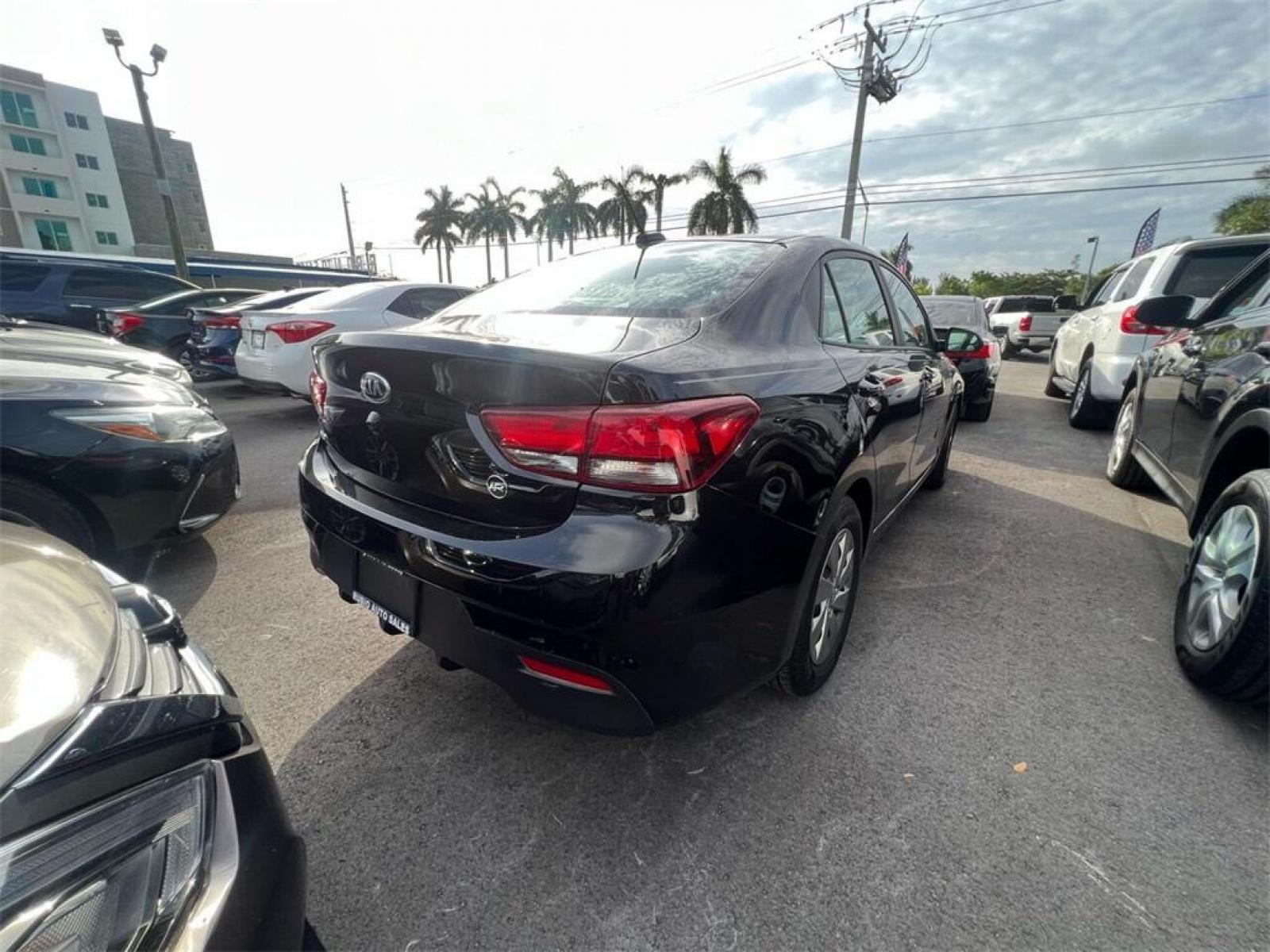 2020 Aurora Black /Black Kia Rio LX (3KPA24AD5LE) with an 1.6L 4-Cylinder engine, IVT transmission, located at 27610 S Dixie Hwy, Homestead, FL, 33032, (305) 749-2348, 25.510241, -80.438301 - Photo #2