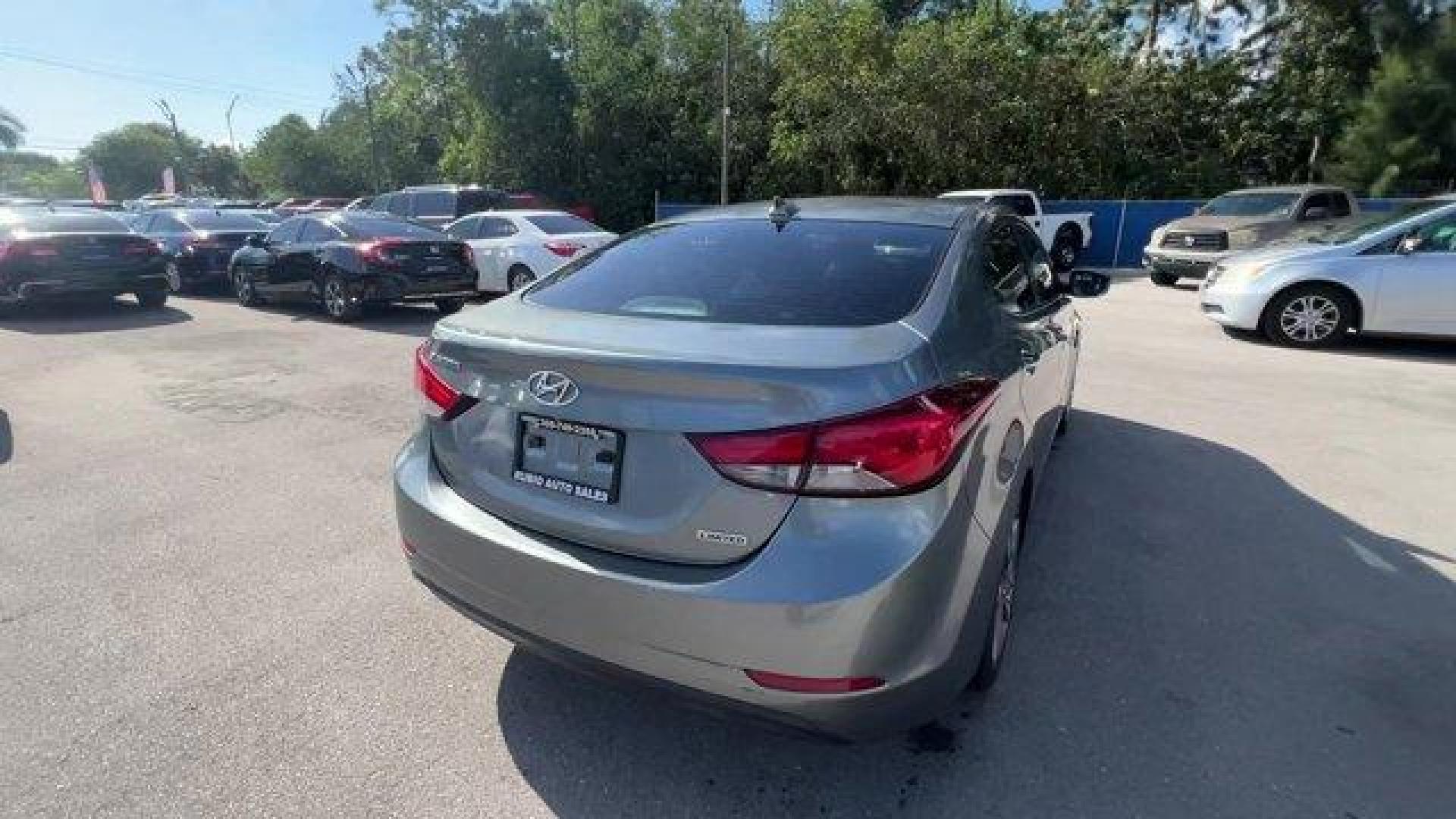 2016 Galactic Gray /Black Hyundai Elantra (KMHDH4AE5GU) with an 4 1.8 L engine, Automatic transmission, located at 27610 S Dixie Hwy, Homestead, FL, 33032, (305) 749-2348, 25.510241, -80.438301 - KBB.com Best Buy Awards Finalist. Delivers 38 Highway MPG and 28 City MPG! This Hyundai Elantra delivers a Regular Unleaded I-4 1.8 L/110 engine powering this Automatic transmission. GALACTIC GRAY, CARPETED FLOOR MATS, BLACK, LEATHER SEATING SURFACES.* This Hyundai Elantra Features the Following Opt - Photo#4