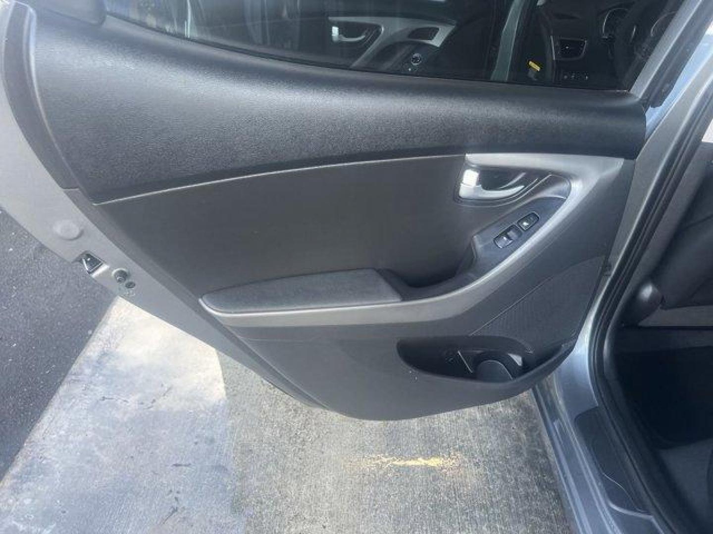 2016 Galactic Gray /Black Hyundai Elantra (KMHDH4AE5GU) with an 4 1.8 L engine, Automatic transmission, located at 27610 S Dixie Hwy, Homestead, FL, 33032, (305) 749-2348, 25.510241, -80.438301 - KBB.com Best Buy Awards Finalist. Delivers 38 Highway MPG and 28 City MPG! This Hyundai Elantra delivers a Regular Unleaded I-4 1.8 L/110 engine powering this Automatic transmission. GALACTIC GRAY, CARPETED FLOOR MATS, BLACK, LEATHER SEATING SURFACES.* This Hyundai Elantra Features the Following Opt - Photo#11