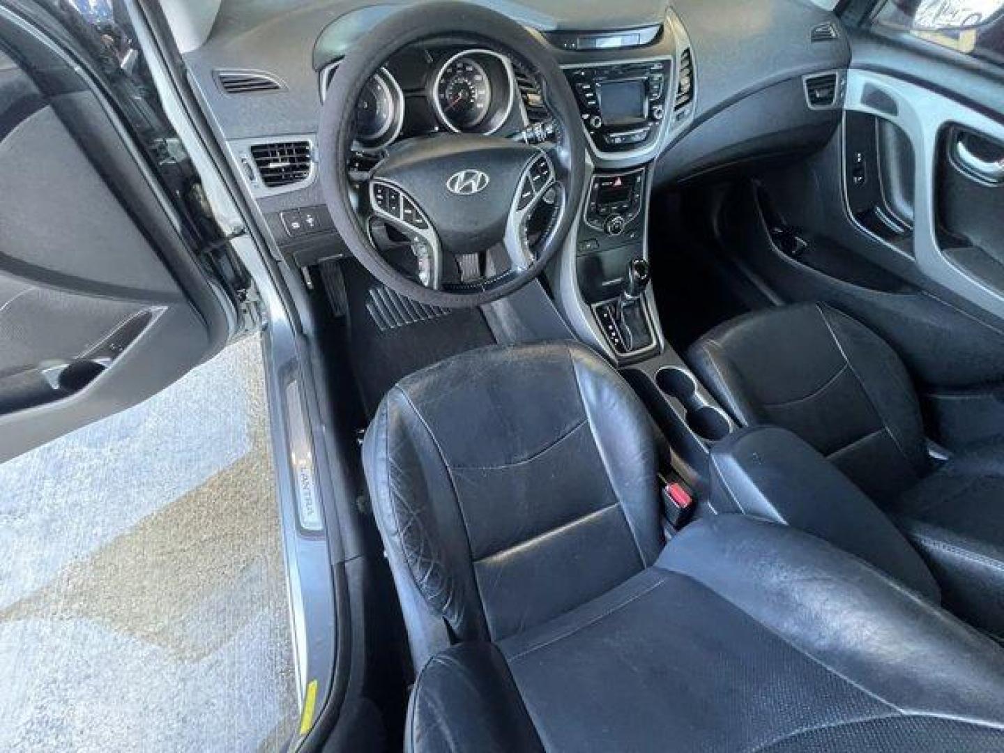 2016 Galactic Gray /Black Hyundai Elantra (KMHDH4AE5GU) with an 4 1.8 L engine, Automatic transmission, located at 27610 S Dixie Hwy, Homestead, FL, 33032, (305) 749-2348, 25.510241, -80.438301 - KBB.com Best Buy Awards Finalist. Delivers 38 Highway MPG and 28 City MPG! This Hyundai Elantra delivers a Regular Unleaded I-4 1.8 L/110 engine powering this Automatic transmission. GALACTIC GRAY, CARPETED FLOOR MATS, BLACK, LEATHER SEATING SURFACES.* This Hyundai Elantra Features the Following Opt - Photo#13