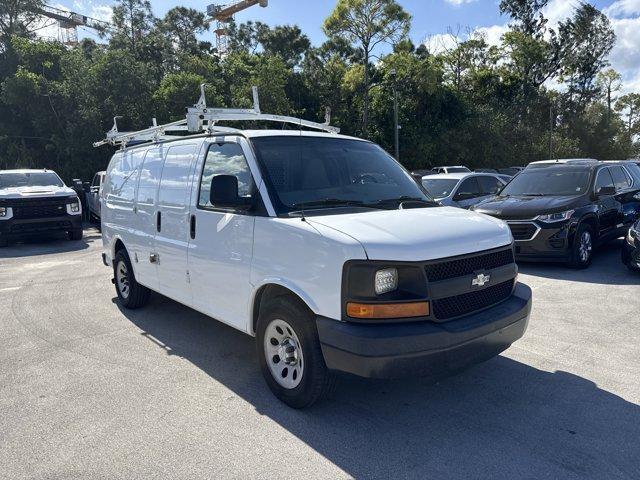 2014 Summit White /Medium Pewter Chevrolet Express Cargo Van (1GCSGAFX2E1) with an 6 4.3L engine, Automatic transmission, located at 27610 S Dixie Hwy, Homestead, FL, 33032, (305) 749-2348, 25.510241, -80.438301 - KBB.com Brand Image Awards. Scores 19 Highway MPG and 14 City MPG! This Chevrolet Express Cargo Van boasts a Gas V6 4.3L/262 engine powering this Automatic transmission. TRANSMISSION, 4-SPEED AUTOMATIC, ELECTRONICALLY CONTROLLED with overdrive, tow/haul mode and internal transmission oil cooler (STD - Photo#6