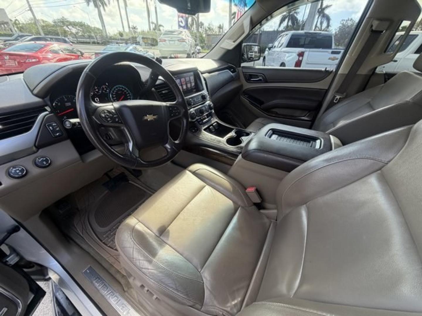 2017 Silver Ice Metallic /Cocoa/Dune Chevrolet Tahoe (1GNSKBKC7HR) with an 8 5.3L engine, Automatic transmission, located at 27610 S Dixie Hwy, Homestead, FL, 33032, (305) 749-2348, 25.510241, -80.438301 - KBB.com 5-Year Cost to Own Awards. Delivers 22 Highway MPG and 16 City MPG! This Chevrolet Tahoe delivers a Gas/Ethanol V8 5.3L/325 engine powering this Automatic transmission. WIRELESS CHARGING, WHEELS, 18 X 8.5 (45.7 CM X 21.6 CM) ALUMINUM WITH HIGH-POLISHED FINISH (STD), TRANSMISSION, 6-SPEED AUT- Photo#11