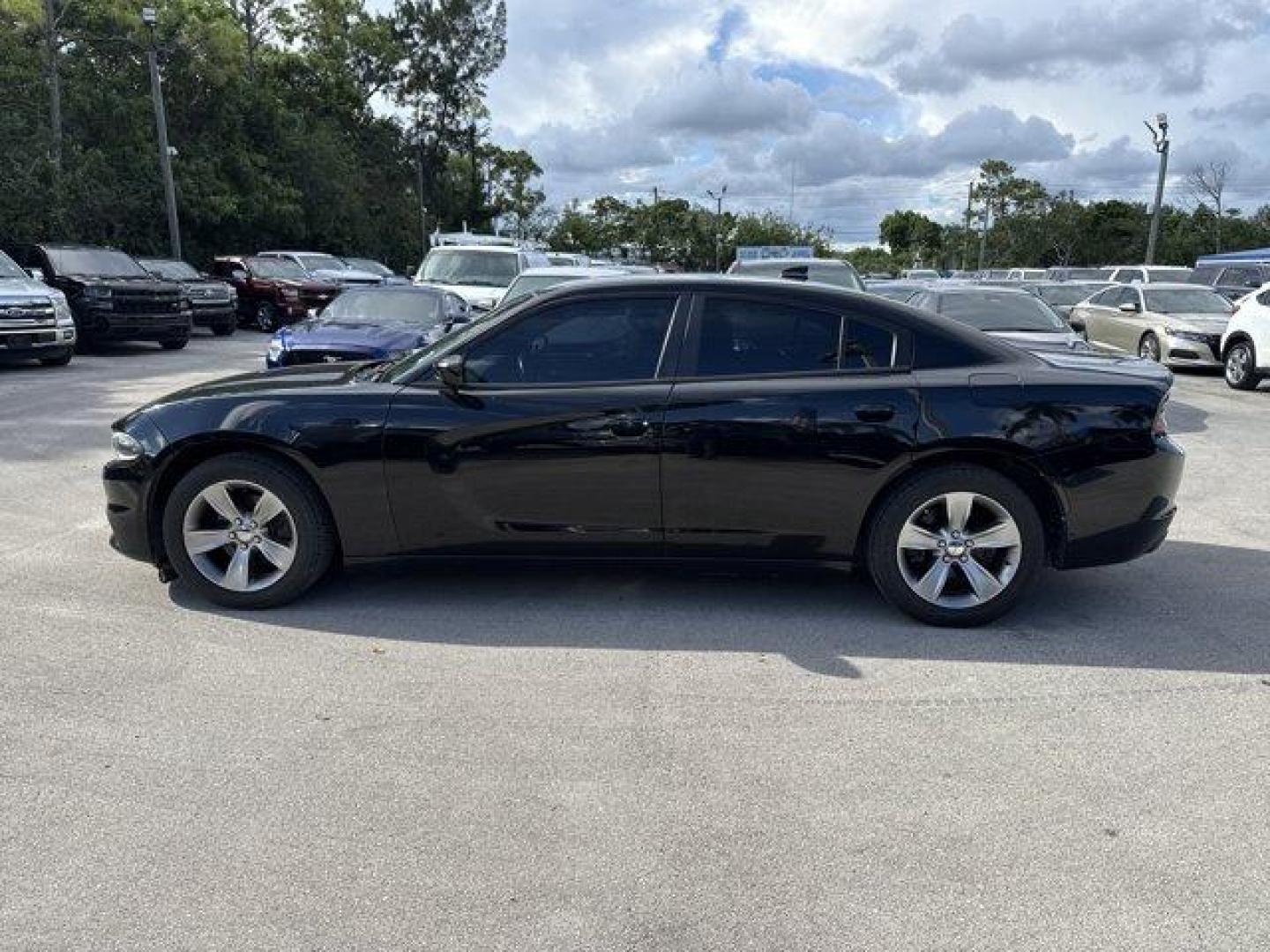 2016 Pitch Black Clearcoat /Black Dodge Charger (2C3CDXHG3GH) with an 6 3.6 L engine, Automatic transmission, located at 27610 S Dixie Hwy, Homestead, FL, 33032, (305) 749-2348, 25.510241, -80.438301 - KBB.com 10 Best Used Cars Under $20,000. Boasts 31 Highway MPG and 19 City MPG! This Dodge Charger boasts a Regular Unleaded V-6 3.6 L/220 engine powering this Automatic transmission. WHEELS: 18 X 7.5 CAST ALUMINUM (STD), TRANSMISSION: 8-SPEED AUTO (8HP45) (STD), TIRES: P235/55R18 AS PERFORMANCE (ST - Photo#1