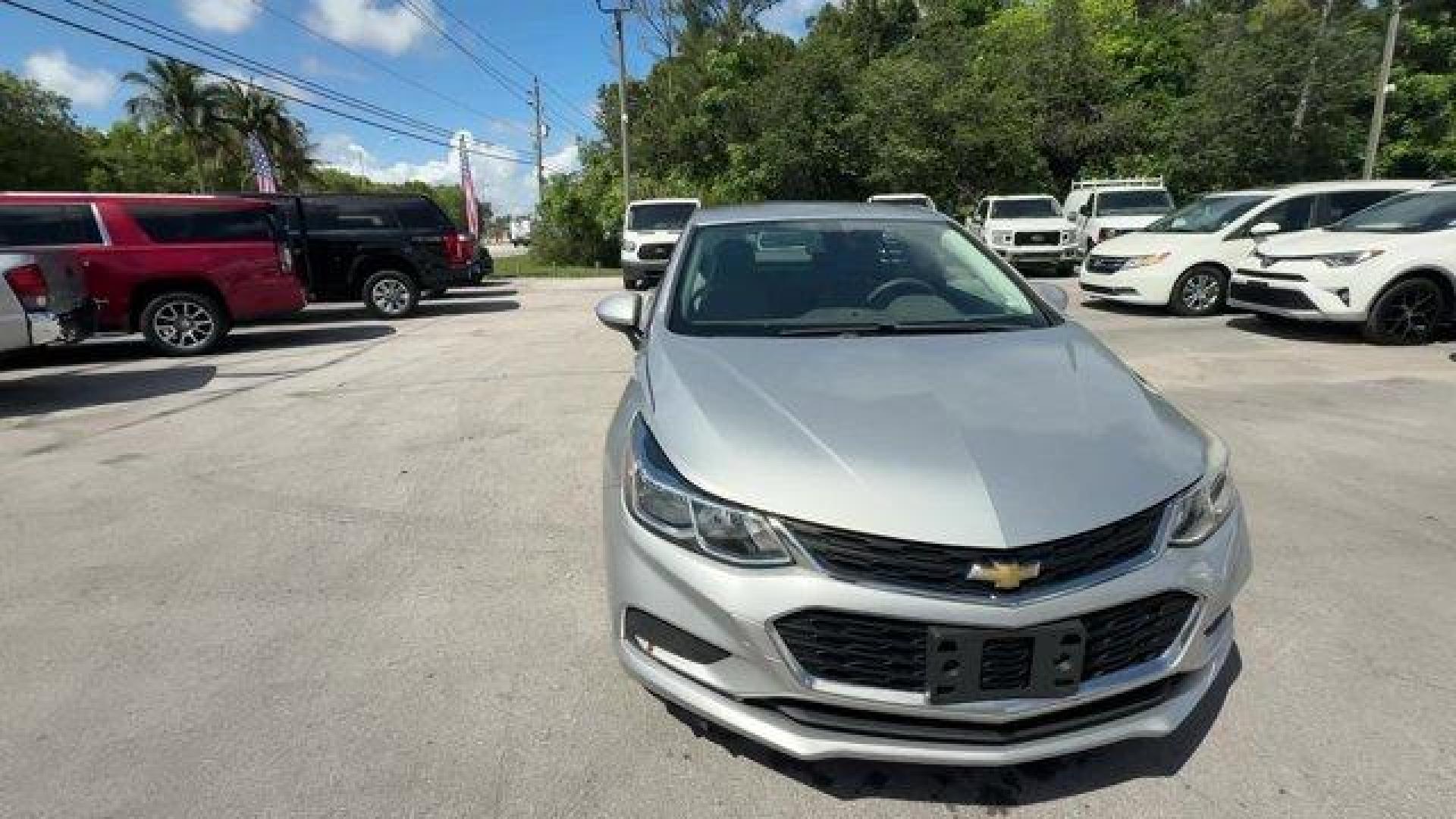 2017 Silver Ice Metallic /Dark Atmosphere/Medium Atmosphere Chevrolet Cruze (3G1BC5SM6HS) with an 4 1.4L engine, Automatic transmission, located at 27610 S Dixie Hwy, Homestead, FL, 33032, (305) 749-2348, 25.510241, -80.438301 - KBB.com 10 Most Awarded Brands. Only 23,357 Miles! Scores 40 Highway MPG and 30 City MPG! This Chevrolet Cruze boasts a Turbocharged Gas I4 1.4L/ engine powering this Automatic transmission. TRANSMISSION, 6-SPEED AUTOMATIC (STD), SILVER ICE METALLIC, SEATS, FRONT BUCKET WITH RECLINING SEATBACKS AND - Photo#7