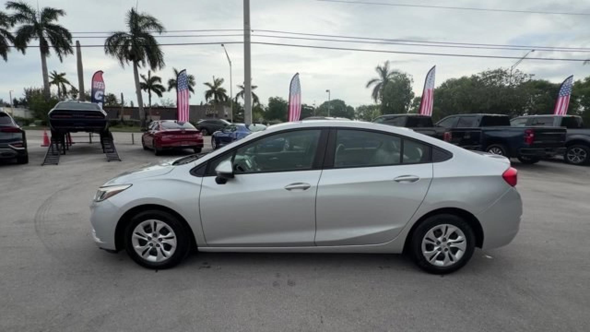 2017 Silver Ice Metallic /Dark Atmosphere/Medium Atmosphere Chevrolet Cruze (3G1BC5SM6HS) with an 4 1.4L engine, Automatic transmission, located at 27610 S Dixie Hwy, Homestead, FL, 33032, (305) 749-2348, 25.510241, -80.438301 - KBB.com 10 Most Awarded Brands. Only 23,357 Miles! Scores 40 Highway MPG and 30 City MPG! This Chevrolet Cruze boasts a Turbocharged Gas I4 1.4L/ engine powering this Automatic transmission. TRANSMISSION, 6-SPEED AUTOMATIC (STD), SILVER ICE METALLIC, SEATS, FRONT BUCKET WITH RECLINING SEATBACKS AND- Photo#1