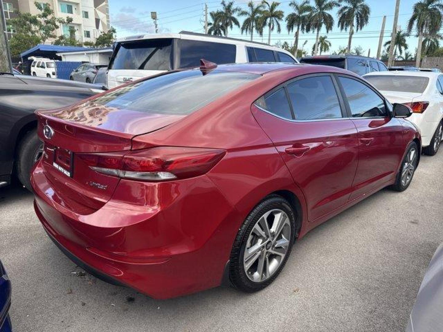 2018 Scarlet Red Pearl /Gray Hyundai Elantra (KMHD84LF9JU) with an 4 2.0 L engine, Automatic transmission, located at 27610 S Dixie Hwy, Homestead, FL, 33032, (305) 749-2348, 25.510241, -80.438301 - KBB.com 10 Best Sedans Under $25,000. Scores 37 Highway MPG and 28 City MPG! This Hyundai Elantra boasts a Regular Unleaded I-4 2.0 L/122 engine powering this Automatic transmission. SCARLET RED PEARL, REVERSIBLE CARGO TRAY, REAR BUMPER APPLIQUE.*This Hyundai Elantra Comes Equipped with These Option - Photo#2