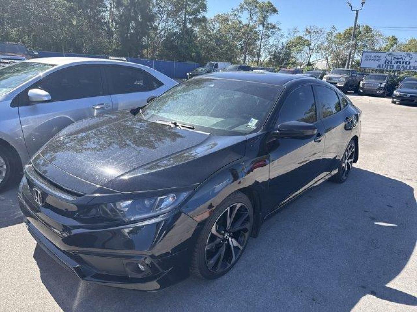 2021 Black Honda Civic Sedan (2HGFC2F85MH) with an 4 2.0 L engine, Variable transmission, located at 27610 S Dixie Hwy, Homestead, FL, 33032, (305) 749-2348, 25.510241, -80.438301 - Boasts 37 Highway MPG and 29 City MPG! This Honda Civic Sedan boasts a Regular Unleaded I-4 2.0 L/122 engine powering this Variable transmission. Window Grid Antenna, Wheels: 18 Alloy w/Gloss Black Inserts, Vehicle Stability Assist (VSA) Electronic Stability Control (ESC).* This Honda Civic Sedan Fe - Photo#0