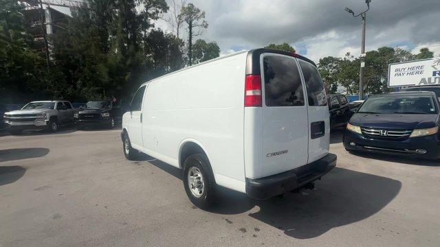 2020 Summit White /Medium Pewter Chevrolet Express Cargo Van (1GCWGAFG5L1) with an 8 6.0L engine, Automatic transmission, located at 27610 S Dixie Hwy, Homestead, FL, 33032, (305) 749-2348, 25.510241, -80.438301 - This Chevrolet Express Cargo Van delivers a Gas/Ethanol V8 6.0L/364 engine powering this Automatic transmission. WINDOW SECURITY BAR, REAR SIDE DOOR GLASS, VISORS, DRIVER AND FRONT PASSENGER, VINYL, TRANSMISSION, 6-SPEED AUTOMATIC, HEAVY-DUTY, ELECTRONICALLY CONTROLLED with overdrive and tow/haul mo - Photo#2