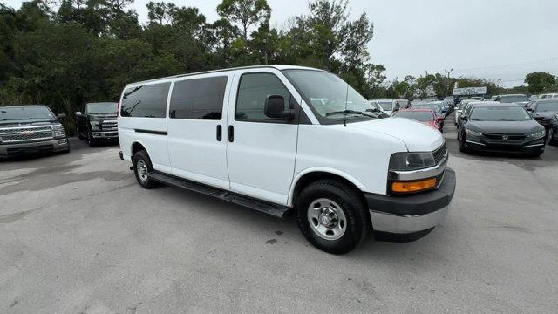 2019 Summit White /Medium Pewter Chevrolet Express Passenger (1GAZGPFP2K1) with an 6 4.3L engine, Automatic transmission, located at 27610 S Dixie Hwy, Homestead, FL, 33032, (305) 749-2348, 25.510241, -80.438301 - This Chevrolet Express Passenger delivers a Gas V6 4.3L/ engine powering this Automatic transmission. TRANSMISSION, 8-SPEED AUTOMATIC, ELECTRONICALLY CONTROLLED with overdrive and tow/haul mode. Includes Cruise Grade Braking and Powertrain Grade Braking (STD), SUMMIT WHITE, SHIP THRU, PRODUCED IN WE - Photo#6