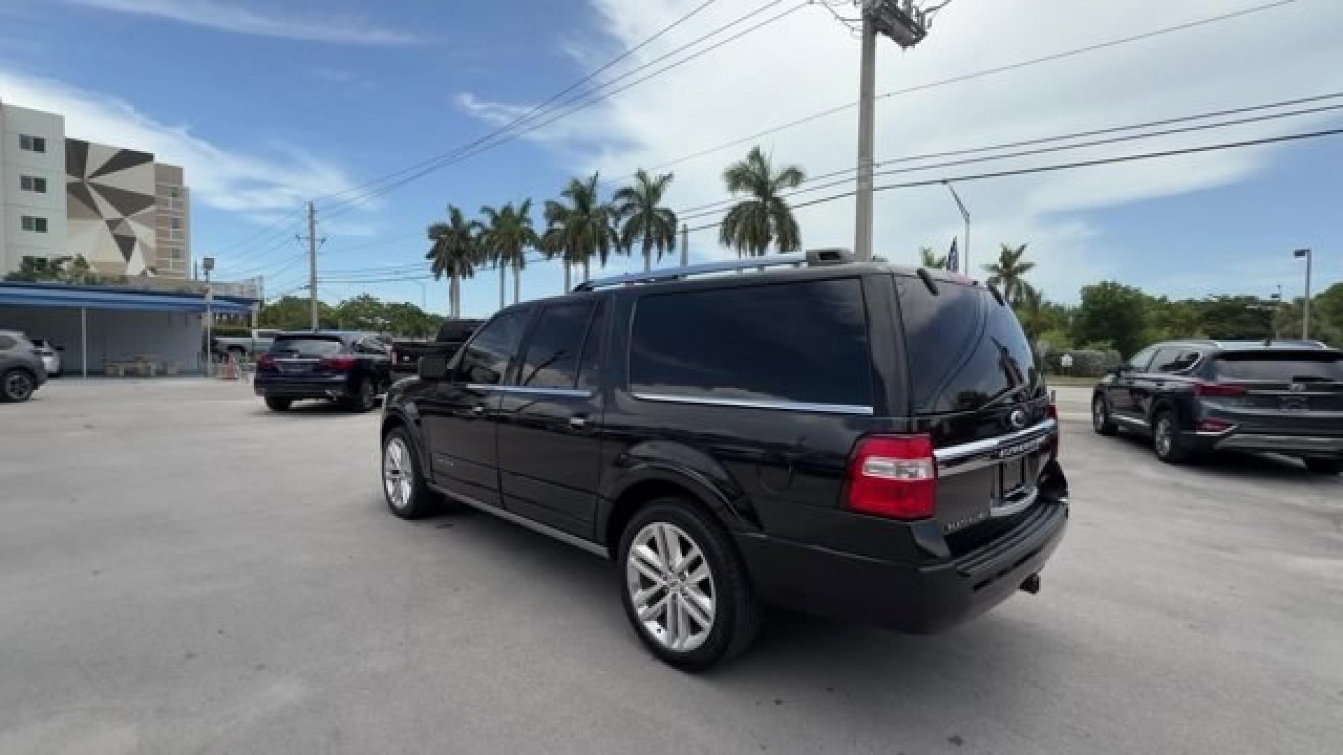 2015 Black Ford Expedition EL (1FMJK1MT8FE) with an 6 3.5 L engine, Automatic transmission, located at 27610 S Dixie Hwy, Homestead, FL, 33032, (305) 749-2348, 25.510241, -80.438301 - KBB.com Brand Image Awards. Delivers 20 Highway MPG and 14 City MPG! This Ford Expedition EL delivers a Twin Turbo Regular Unleaded V-6 3.5 L/213 engine powering this Automatic transmission. Window Grid Antenna, Wheels: 20 Polished Aluminum, Vinyl Door Trim Insert.* This Ford Expedition EL Features- Photo#2