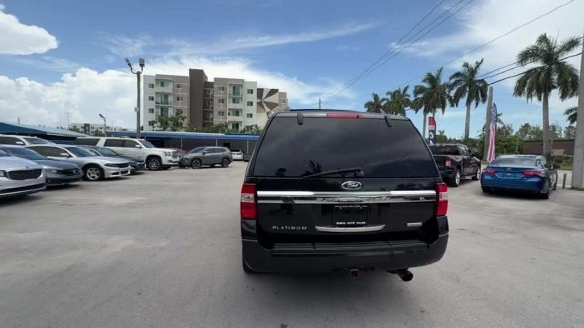 2015 Black Ford Expedition EL (1FMJK1MT8FE) with an 6 3.5 L engine, Automatic transmission, located at 27610 S Dixie Hwy, Homestead, FL, 33032, (305) 749-2348, 25.510241, -80.438301 - KBB.com Brand Image Awards. Delivers 20 Highway MPG and 14 City MPG! This Ford Expedition EL delivers a Twin Turbo Regular Unleaded V-6 3.5 L/213 engine powering this Automatic transmission. Window Grid Antenna, Wheels: 20 Polished Aluminum, Vinyl Door Trim Insert.* This Ford Expedition EL Features- Photo#3