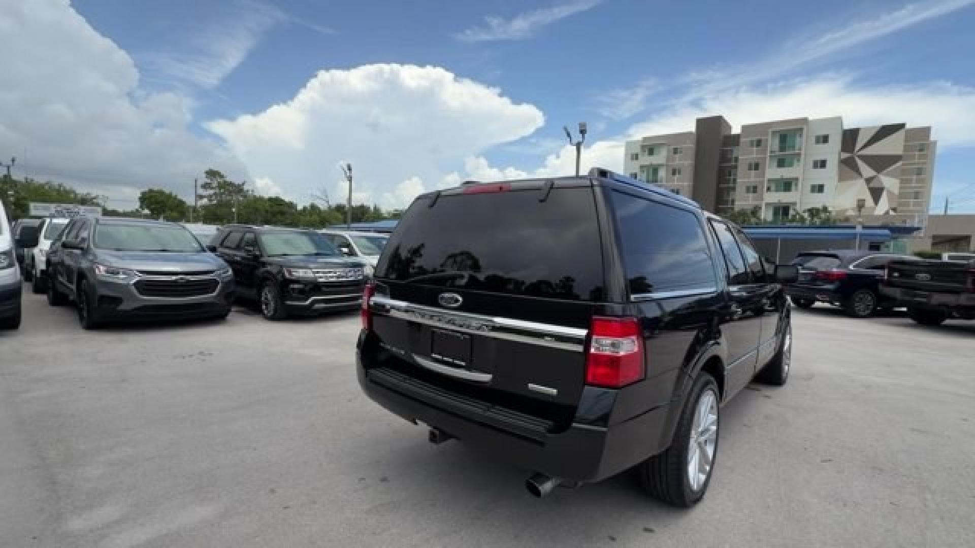 2015 Black Ford Expedition EL (1FMJK1MT8FE) with an 6 3.5 L engine, Automatic transmission, located at 27610 S Dixie Hwy, Homestead, FL, 33032, (305) 749-2348, 25.510241, -80.438301 - KBB.com Brand Image Awards. Delivers 20 Highway MPG and 14 City MPG! This Ford Expedition EL delivers a Twin Turbo Regular Unleaded V-6 3.5 L/213 engine powering this Automatic transmission. Window Grid Antenna, Wheels: 20 Polished Aluminum, Vinyl Door Trim Insert.* This Ford Expedition EL Features- Photo#4