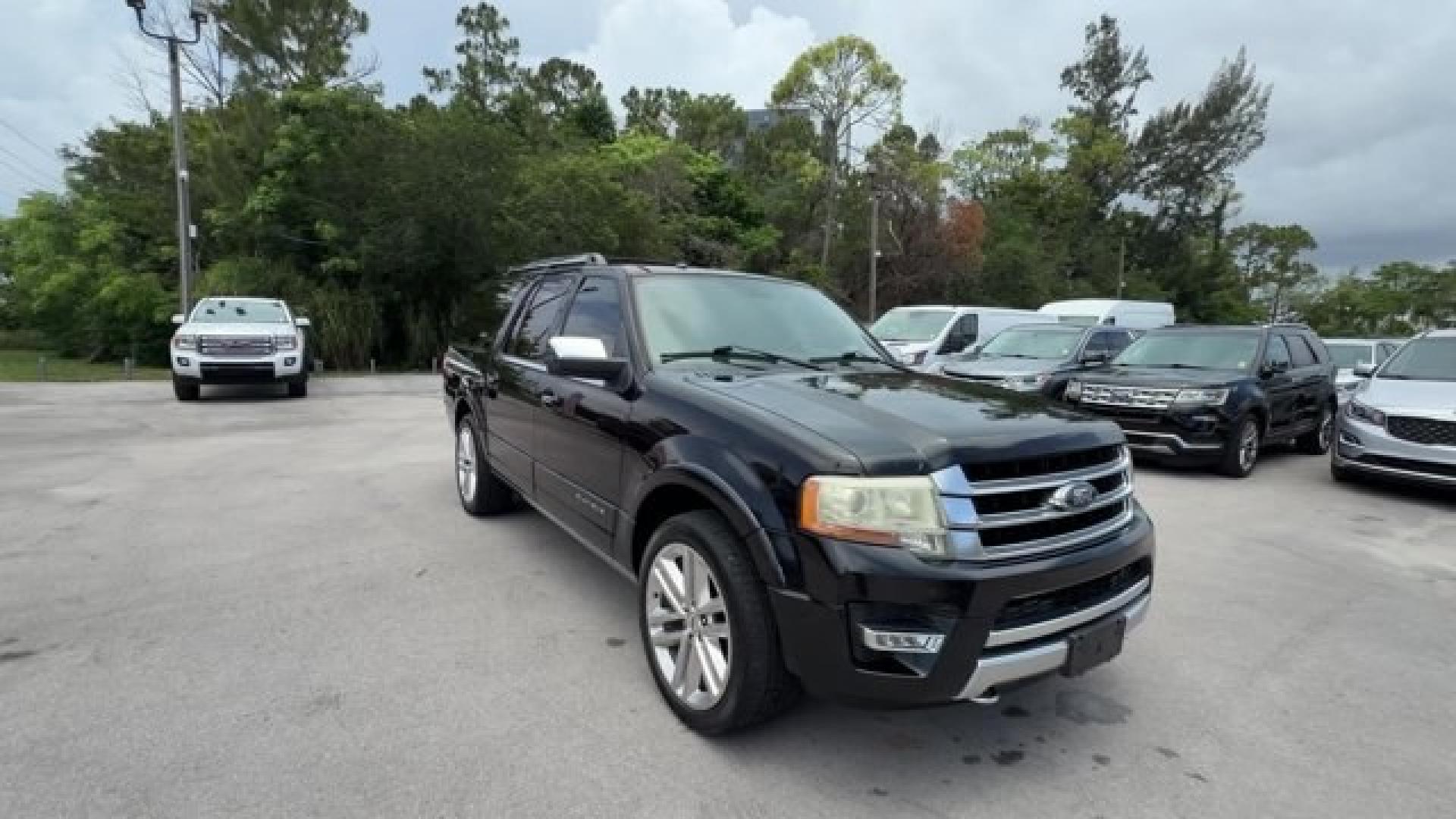 2015 Black Ford Expedition EL (1FMJK1MT8FE) with an 6 3.5 L engine, Automatic transmission, located at 27610 S Dixie Hwy, Homestead, FL, 33032, (305) 749-2348, 25.510241, -80.438301 - KBB.com Brand Image Awards. Delivers 20 Highway MPG and 14 City MPG! This Ford Expedition EL delivers a Twin Turbo Regular Unleaded V-6 3.5 L/213 engine powering this Automatic transmission. Window Grid Antenna, Wheels: 20 Polished Aluminum, Vinyl Door Trim Insert.* This Ford Expedition EL Features- Photo#6