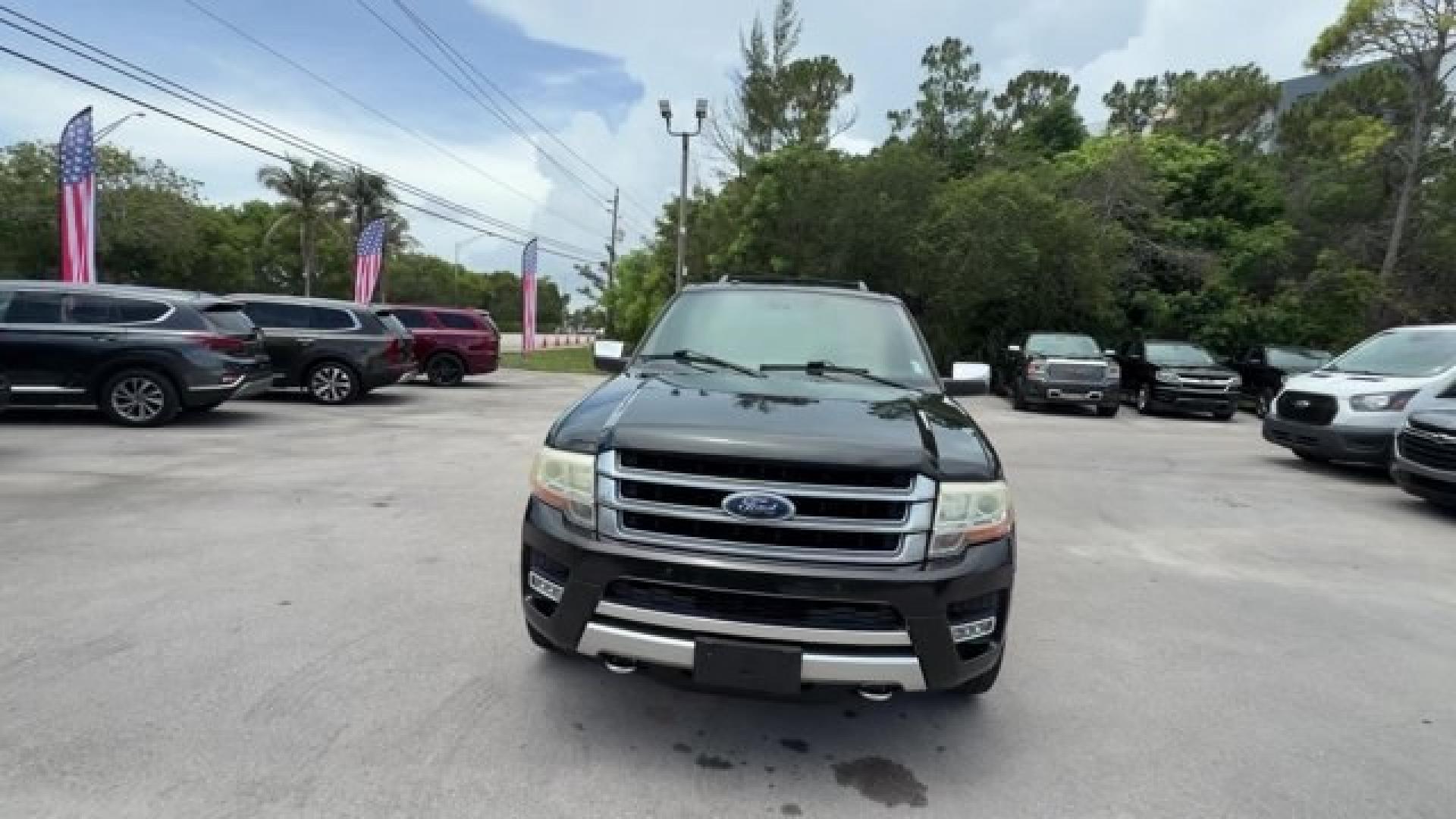 2015 Black Ford Expedition EL (1FMJK1MT8FE) with an 6 3.5 L engine, Automatic transmission, located at 27610 S Dixie Hwy, Homestead, FL, 33032, (305) 749-2348, 25.510241, -80.438301 - KBB.com Brand Image Awards. Delivers 20 Highway MPG and 14 City MPG! This Ford Expedition EL delivers a Twin Turbo Regular Unleaded V-6 3.5 L/213 engine powering this Automatic transmission. Window Grid Antenna, Wheels: 20 Polished Aluminum, Vinyl Door Trim Insert.* This Ford Expedition EL Features- Photo#7