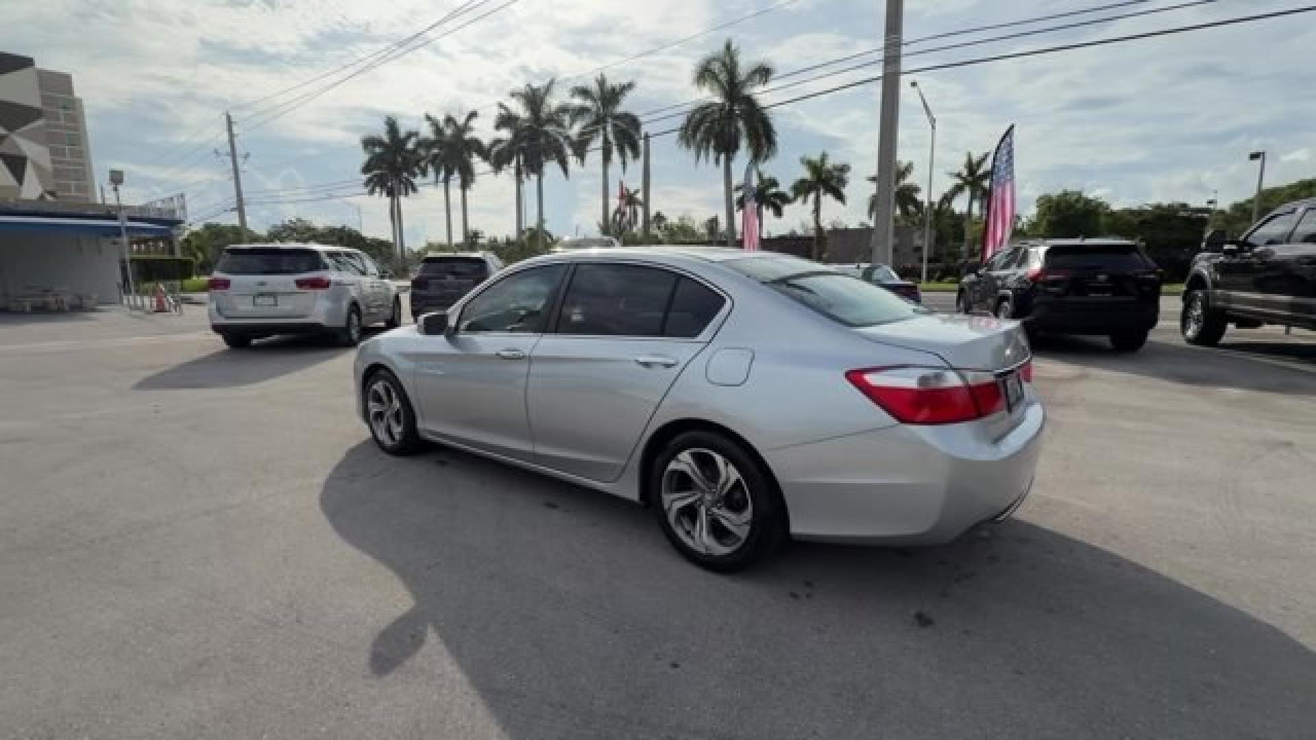 2013 Silver Honda Accord Sdn (1HGCR2F72DA) with an 4 2.4L engine, Variable transmission, located at 27610 S Dixie Hwy, Homestead, FL, 33032, (305) 749-2348, 25.510241, -80.438301 - IIHS Top Safety Pick. Only 131,246 Miles! Boasts 36 Highway MPG and 27 City MPG! This Honda Accord Sdn boasts a Gas I4 2.4L/144 engine powering this Variable transmission. Vehicle Stability Assist (VSA) w/traction control, Variable intermittent flush windshield wipers, Tire pressure monitoring syste- Photo#2