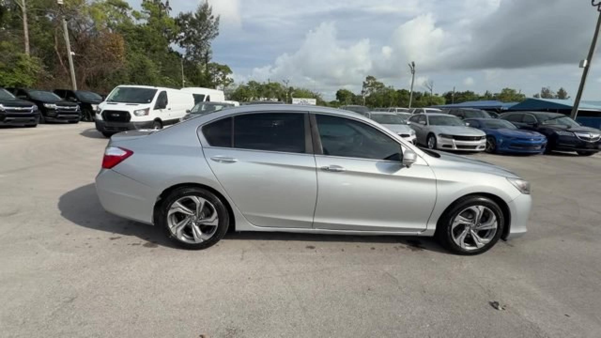 2013 Silver Honda Accord Sdn (1HGCR2F72DA) with an 4 2.4L engine, Variable transmission, located at 27610 S Dixie Hwy, Homestead, FL, 33032, (305) 749-2348, 25.510241, -80.438301 - IIHS Top Safety Pick. Only 131,246 Miles! Boasts 36 Highway MPG and 27 City MPG! This Honda Accord Sdn boasts a Gas I4 2.4L/144 engine powering this Variable transmission. Vehicle Stability Assist (VSA) w/traction control, Variable intermittent flush windshield wipers, Tire pressure monitoring syste- Photo#5