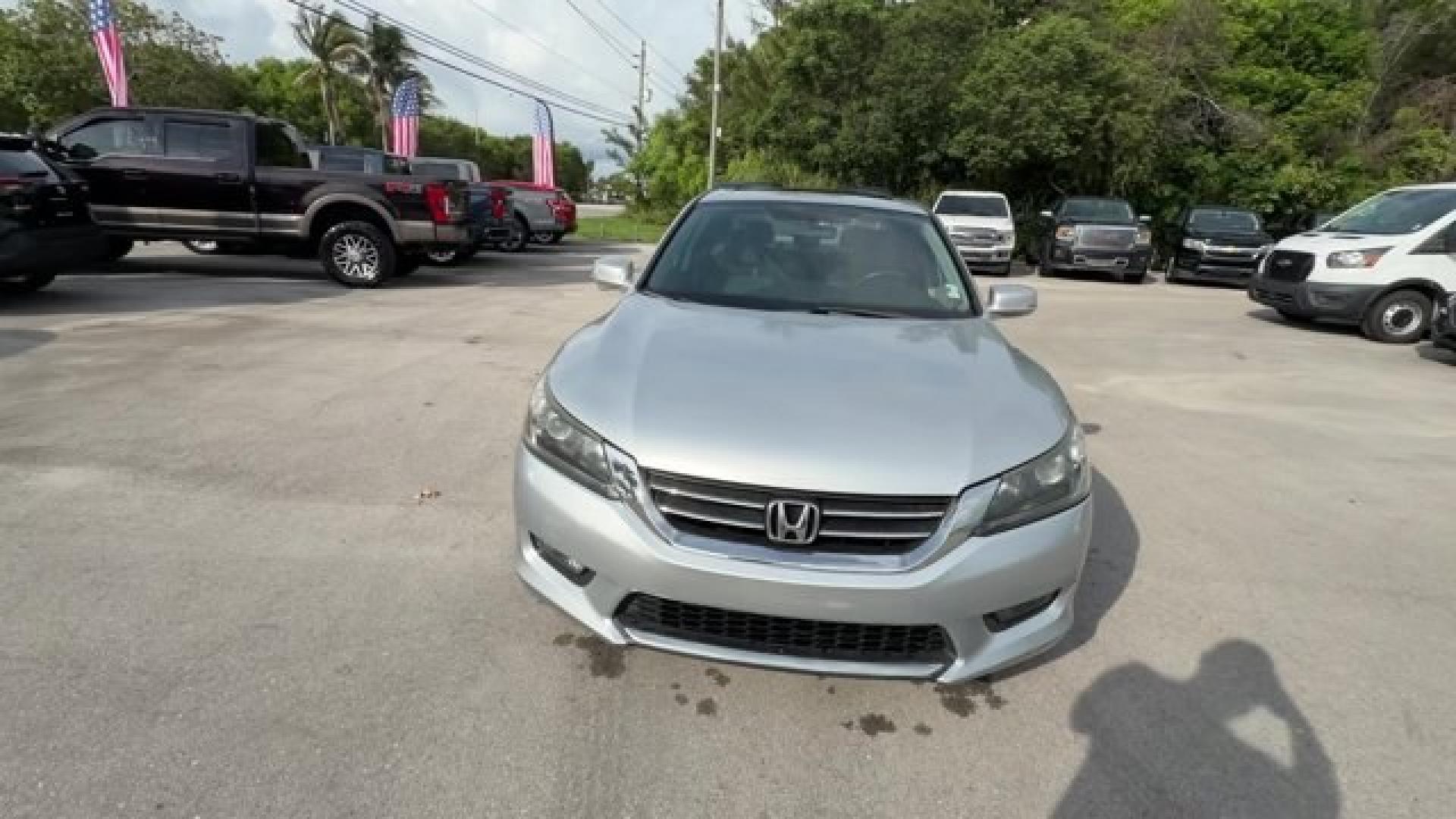 2013 Silver Honda Accord Sdn (1HGCR2F72DA) with an 4 2.4L engine, Variable transmission, located at 27610 S Dixie Hwy, Homestead, FL, 33032, (305) 749-2348, 25.510241, -80.438301 - IIHS Top Safety Pick. Only 131,246 Miles! Boasts 36 Highway MPG and 27 City MPG! This Honda Accord Sdn boasts a Gas I4 2.4L/144 engine powering this Variable transmission. Vehicle Stability Assist (VSA) w/traction control, Variable intermittent flush windshield wipers, Tire pressure monitoring syste- Photo#7
