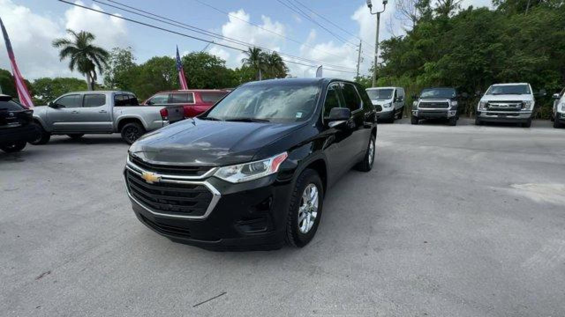 2020 Mosaic Black Metallic /Jet Black Chevrolet Traverse (1GNERFKW3LJ) with an 6 3.6L engine, Automatic transmission, located at 27610 S Dixie Hwy, Homestead, FL, 33032, (305) 749-2348, 25.510241, -80.438301 - Delivers 27 Highway MPG and 18 City MPG! This Chevrolet Traverse boasts a Gas V6 3.6L/217 engine powering this Automatic transmission. WHEELS, 18 (45.7 CM) BRIGHT SILVER PAINTED ALUMINUM (STD), TRANSMISSION, 9-SPEED AUTOMATIC (STD), TIRES, P255/65R18 ALL-SEASON BLACKWALL (STD).*This Chevrolet Traver - Photo#0