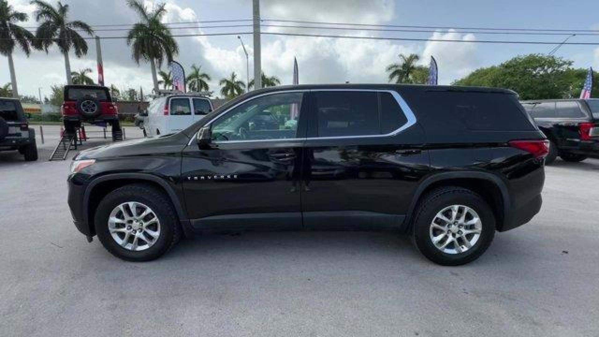 2020 Mosaic Black Metallic /Jet Black Chevrolet Traverse (1GNERFKW3LJ) with an 6 3.6L engine, Automatic transmission, located at 27610 S Dixie Hwy, Homestead, FL, 33032, (305) 749-2348, 25.510241, -80.438301 - Delivers 27 Highway MPG and 18 City MPG! This Chevrolet Traverse boasts a Gas V6 3.6L/217 engine powering this Automatic transmission. WHEELS, 18 (45.7 CM) BRIGHT SILVER PAINTED ALUMINUM (STD), TRANSMISSION, 9-SPEED AUTOMATIC (STD), TIRES, P255/65R18 ALL-SEASON BLACKWALL (STD).*This Chevrolet Traver - Photo#1