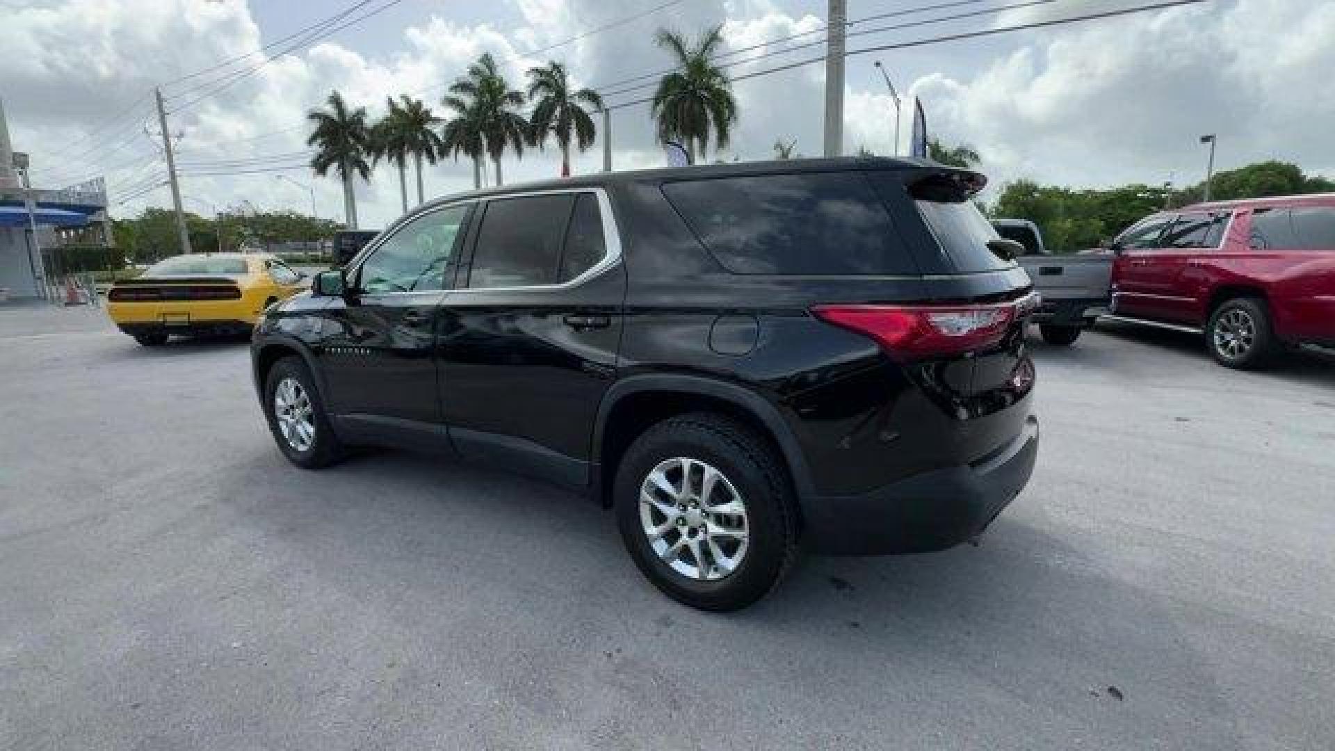 2020 Mosaic Black Metallic /Jet Black Chevrolet Traverse (1GNERFKW3LJ) with an 6 3.6L engine, Automatic transmission, located at 27610 S Dixie Hwy, Homestead, FL, 33032, (305) 749-2348, 25.510241, -80.438301 - Delivers 27 Highway MPG and 18 City MPG! This Chevrolet Traverse boasts a Gas V6 3.6L/217 engine powering this Automatic transmission. WHEELS, 18 (45.7 CM) BRIGHT SILVER PAINTED ALUMINUM (STD), TRANSMISSION, 9-SPEED AUTOMATIC (STD), TIRES, P255/65R18 ALL-SEASON BLACKWALL (STD).*This Chevrolet Traver - Photo#2