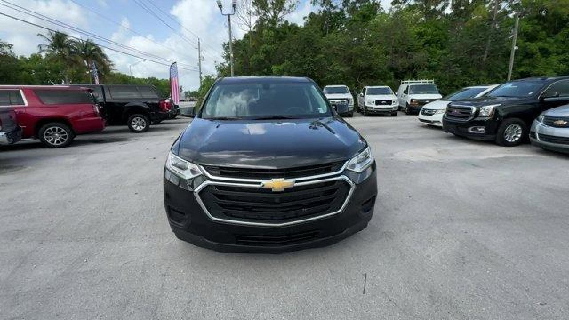 2020 Mosaic Black Metallic /Jet Black Chevrolet Traverse (1GNERFKW3LJ) with an 6 3.6L engine, Automatic transmission, located at 27610 S Dixie Hwy, Homestead, FL, 33032, (305) 749-2348, 25.510241, -80.438301 - Delivers 27 Highway MPG and 18 City MPG! This Chevrolet Traverse boasts a Gas V6 3.6L/217 engine powering this Automatic transmission. WHEELS, 18 (45.7 CM) BRIGHT SILVER PAINTED ALUMINUM (STD), TRANSMISSION, 9-SPEED AUTOMATIC (STD), TIRES, P255/65R18 ALL-SEASON BLACKWALL (STD).*This Chevrolet Traver - Photo#7