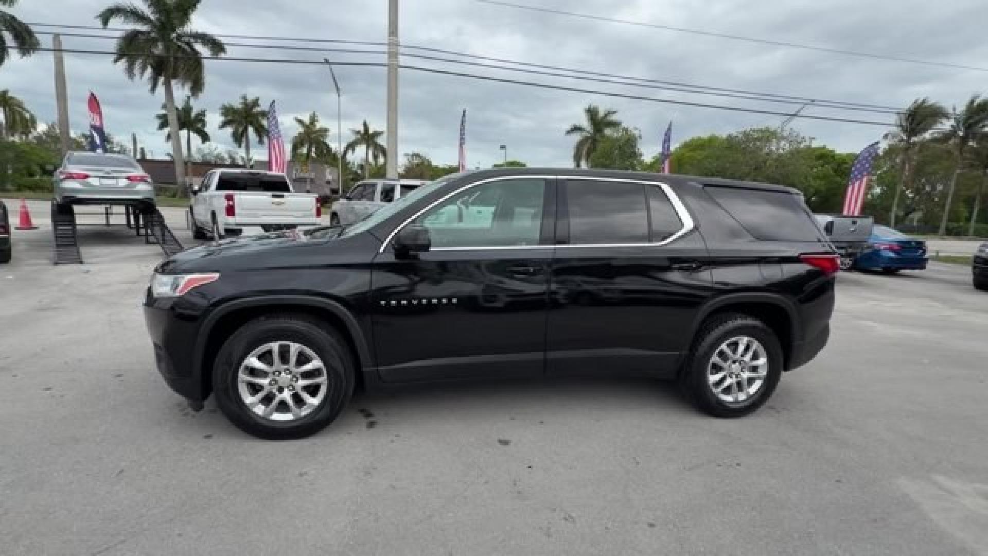 2020 Mosaic Black Metallic /Jet Black Chevrolet Traverse (1GNERFKW3LJ) with an 6 3.6L engine, Automatic transmission, located at 27610 S Dixie Hwy, Homestead, FL, 33032, (305) 749-2348, 25.510241, -80.438301 - Delivers 27 Highway MPG and 18 City MPG! This Chevrolet Traverse boasts a Gas V6 3.6L/217 engine powering this Automatic transmission. WHEELS, 18 (45.7 CM) BRIGHT SILVER PAINTED ALUMINUM (STD), TRANSMISSION, 9-SPEED AUTOMATIC (STD), TIRES, P255/65R18 ALL-SEASON BLACKWALL (STD).*This Chevrolet Traver- Photo#1