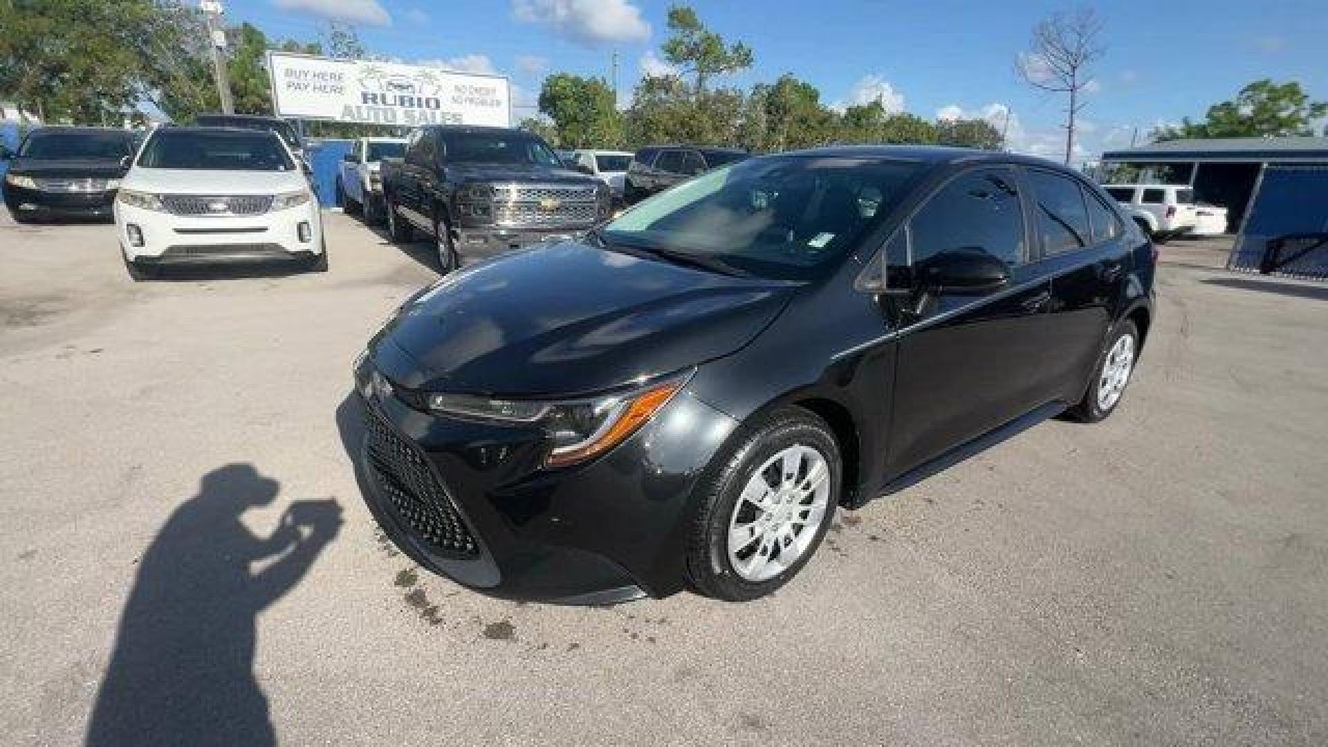 2021 Black Toyota Corolla (5YFEPMAE9MP) with an 4 1.8 L engine, Variable transmission, located at 27610 S Dixie Hwy, Homestead, FL, 33032, (305) 749-2348, 25.510241, -80.438301 - Boasts 38 Highway MPG and 30 City MPG! This Toyota Corolla boasts a Regular Unleaded I-4 1.8 L/110 engine powering this Variable transmission. Wheels: 16 Wide Vent Steel, Wheels w/Full Wheel Covers, Variable Intermittent Wipers.* This Toyota Corolla Features the Following Options *Urethane Gear Shif - Photo#0