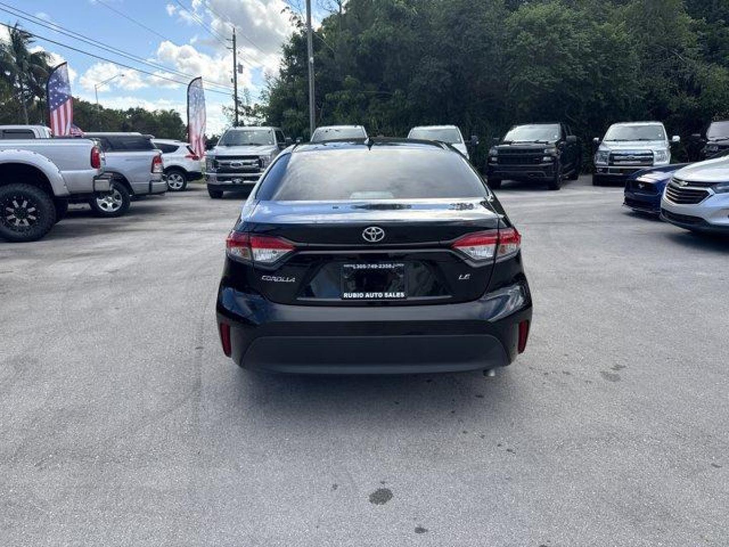 2023 Black Toyota Corolla (5YFB4MDE4PP) with an 4 2.0 L engine, Variable transmission, located at 27610 S Dixie Hwy, Homestead, FL, 33032, (305) 749-2348, 25.510241, -80.438301 - Boasts 41 Highway MPG and 32 City MPG! This Toyota Corolla boasts a Regular Unleaded I-4 2.0 L/121 engine powering this Variable transmission. Wi-Fi Connect (up to 30-day/3 GB trial subscription) Mobile Hotspot Internet Access, Wheels: 16 Wide Vent Steel, Wheels w/Full Wheel Covers.*This Toyota Coro - Photo#3