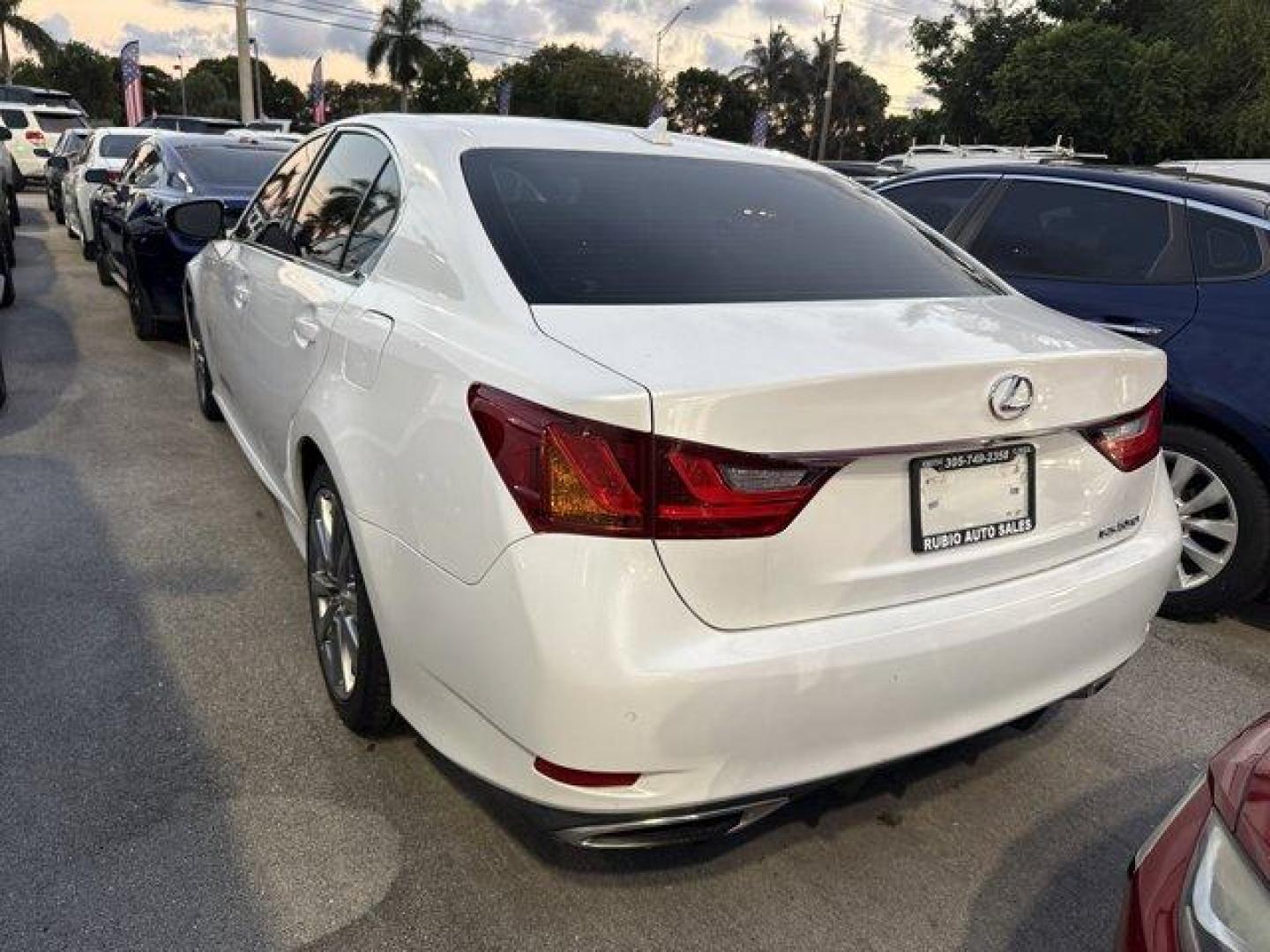 2014 White Lexus GS 350 (JTHBE1BL5E5) with an 6 3.5 L engine, Automatic transmission, located at 27610 S Dixie Hwy, Homestead, FL, 33032, (305) 749-2348, 25.510241, -80.438301 - KBB.com 5-Year Cost to Own Awards. Only 115,017 Miles! Boasts 29 Highway MPG and 19 City MPG! This Lexus GS 350 delivers a Premium Unleaded V-6 3.5 L/211 engine powering this Automatic transmission. Wheels: 17 x 7.5 9-Spoke Alloy, Valet Function, Trunk Rear Cargo Access.* This Lexus GS 350 Features - Photo#1