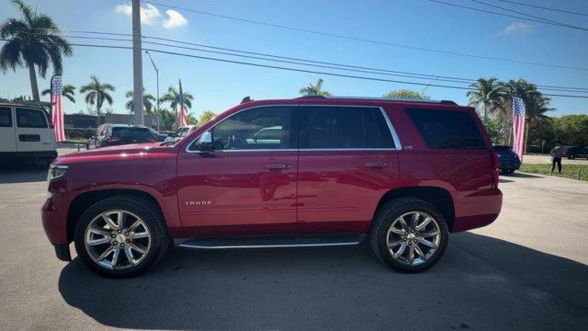 2015 Crystal Red Tintcoat /Cocoa/Dune Chevrolet Tahoe (1GNSCCKC8FR) with an 8 5.3L engine, Automatic transmission, located at 27610 S Dixie Hwy, Homestead, FL, 33032, (305) 749-2348, 25.510241, -80.438301 - KBB.com 15 Best Family Cars. Boasts 23 Highway MPG and 16 City MPG! This Chevrolet Tahoe boasts a Gas/Ethanol V8 5.3L/ engine powering this Automatic transmission. WHEELS, 22 (55.9 CM) PREMIUM PAINTED with chrome inserts, TRANSMISSION, 6-SPEED AUTOMATIC, ELECTRONICALLY CONTROLLED with overdrive and - Photo#1