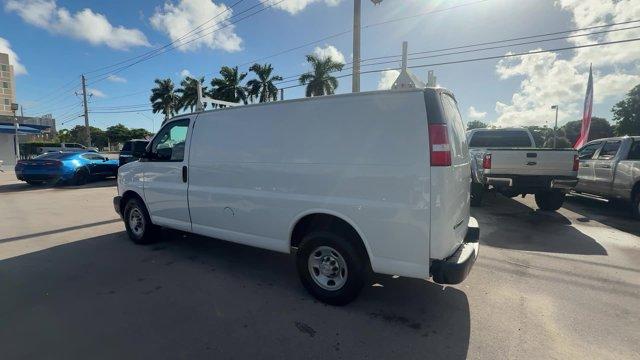 2018 Summit White /Medium Pewter Chevrolet Express Cargo Van (1GCWGAFP4J1) with an 6 4.3L engine, Automatic transmission, located at 27610 S Dixie Hwy, Homestead, FL, 33032, (305) 749-2348, 25.510241, -80.438301 - KBB.com 10 Most Awarded Brands. This Chevrolet Express Cargo Van boasts a Gas V6 4.3L/ engine powering this Automatic transmission. VISORS, DRIVER AND FRONT PASSENGER vinyl in lieu of standard cloth, TRANSMISSION, 8-SPEED AUTOMATIC, ELECTRONICALLY CONTROLLED with overdrive and tow/haul mode, include - Photo#2
