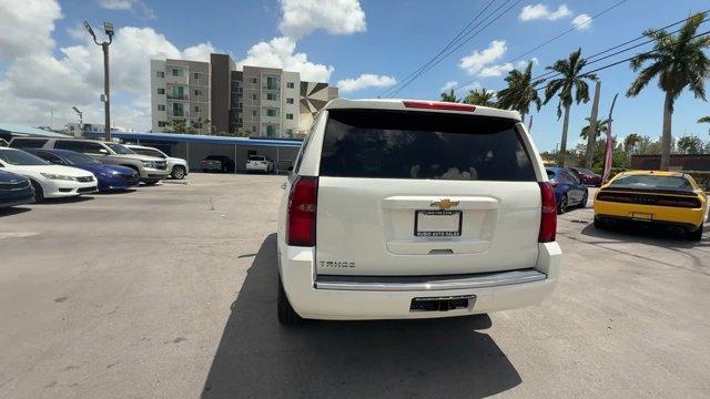 2015 White Diamond Tricoat /Cocoa/Dune Chevrolet Tahoe (1GNSCCKC6FR) with an 8 5.3L engine, Automatic transmission, located at 27610 S Dixie Hwy, Homestead, FL, 33032, (305) 749-2348, 25.510241, -80.438301 - KBB.com 15 Best Family Cars. Boasts 23 Highway MPG and 16 City MPG! This Chevrolet Tahoe boasts a Gas/Ethanol V8 5.3L/ engine powering this Automatic transmission. WHITE DIAMOND TRICOAT, WHEELS, 20 X 9 (50.8 CM X 22.9 CM) POLISHED-ALUMINUM (STD), TRANSMISSION, 6-SPEED AUTOMATIC, ELECTRONICALLY CONTR - Photo#2