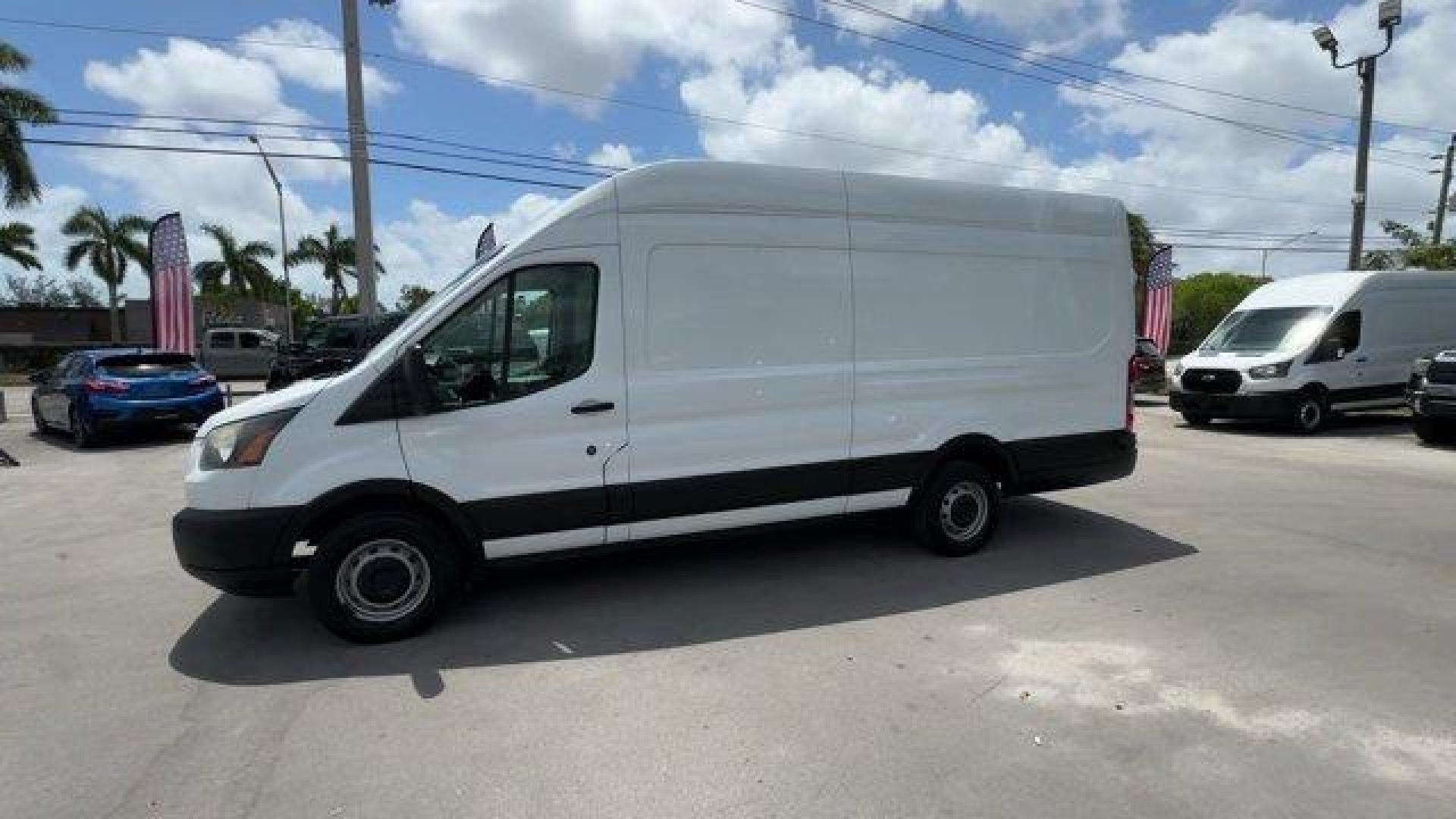 2018 White Ford Transit Van (1FTYR3XM4JK) with an 6 3.7 L engine, Automatic transmission, located at 27610 S Dixie Hwy, Homestead, FL, 33032, (305) 749-2348, 25.510241, -80.438301 - KBB.com Brand Image Awards. This Ford Transit Van boasts a Regular Unleaded V-6 3.7 L/228 engine powering this Automatic transmission. ENGINE: 3.7L TI-VCT V6 W/98F -inc: SEIC capability, Wheels: 16 Steel w/Black Center Hubcap, Wheels w/Silver Accents.*This Ford Transit Van Comes Equipped with These - Photo#1