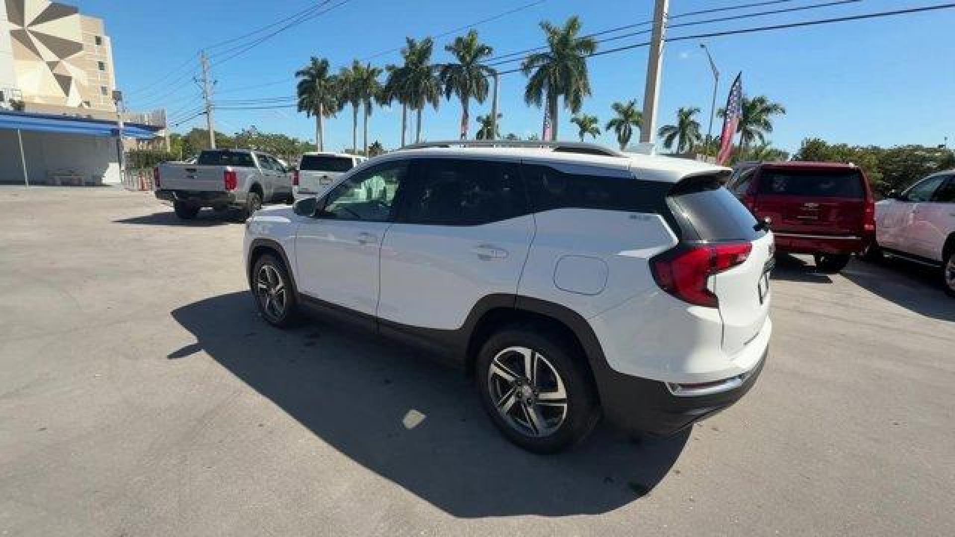 2021 Summit White /Medium Ash Gray/Jet Black GMC Terrain (3GKALPEV8ML) with an 4 1.5L engine, Automatic transmission, located at 27610 S Dixie Hwy, Homestead, FL, 33032, (305) 749-2348, 25.510241, -80.438301 - Delivers 30 Highway MPG and 25 City MPG! This GMC Terrain delivers a Turbocharged Gas 1.5L/92 engine powering this Automatic transmission. WHEELS, 18 X 7 (45.7 CM X 17.8 CM), MACHINED ALUMINUM with Gray painted accents (STD), TRANSMISSION, 9-SPEED AUTOMATIC 9T45, ELECTRONICALLY-CONTROLLED WITH OVERD - Photo#2
