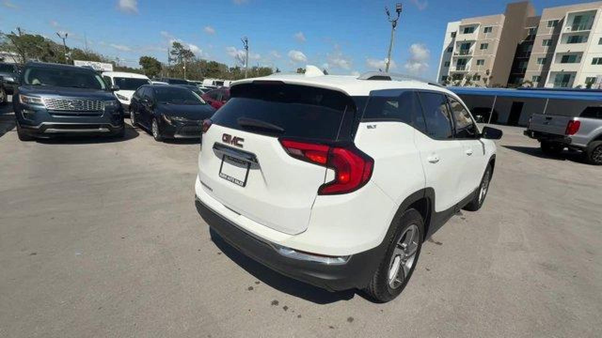 2021 Summit White /Medium Ash Gray/Jet Black GMC Terrain (3GKALPEV8ML) with an 4 1.5L engine, Automatic transmission, located at 27610 S Dixie Hwy, Homestead, FL, 33032, (305) 749-2348, 25.510241, -80.438301 - Delivers 30 Highway MPG and 25 City MPG! This GMC Terrain delivers a Turbocharged Gas 1.5L/92 engine powering this Automatic transmission. WHEELS, 18 X 7 (45.7 CM X 17.8 CM), MACHINED ALUMINUM with Gray painted accents (STD), TRANSMISSION, 9-SPEED AUTOMATIC 9T45, ELECTRONICALLY-CONTROLLED WITH OVERD - Photo#4
