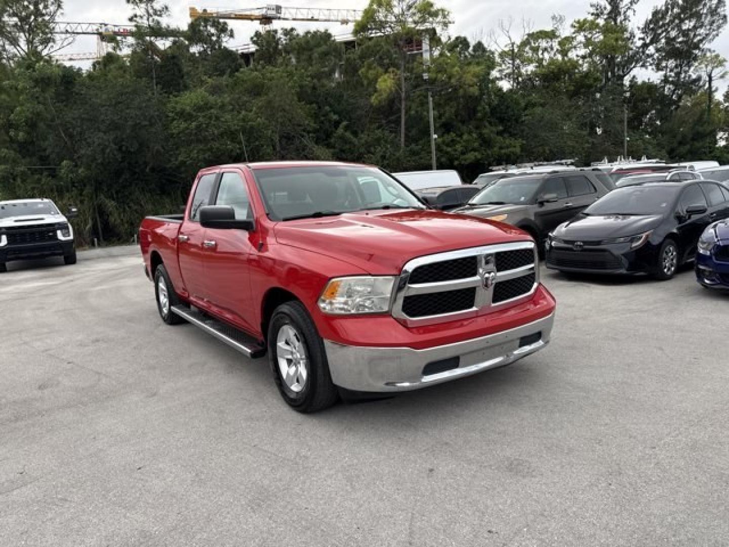 2017 Flame Red Clearcoat /Diesel Gray/Black Ram 1500 (1C6RR6GG5HS) with an 6 3.6 L engine, Automatic transmission, located at 27610 S Dixie Hwy, Homestead, FL, 33032, (305) 749-2348, 25.510241, -80.438301 - Boasts 25 Highway MPG and 17 City MPG! This Ram 1500 boasts a Regular Unleaded V-6 3.6 L/220 engine powering this Automatic transmission. WHEELS: 17 X 7 ALUMINUM (STD), WHEEL TO WHEEL SIDE STEPS, UNDER RAIL BOX BEDLINER.*This Ram 1500 Comes Equipped with These Options *QUICK ORDER PACKAGE 22G SLT -i - Photo#6