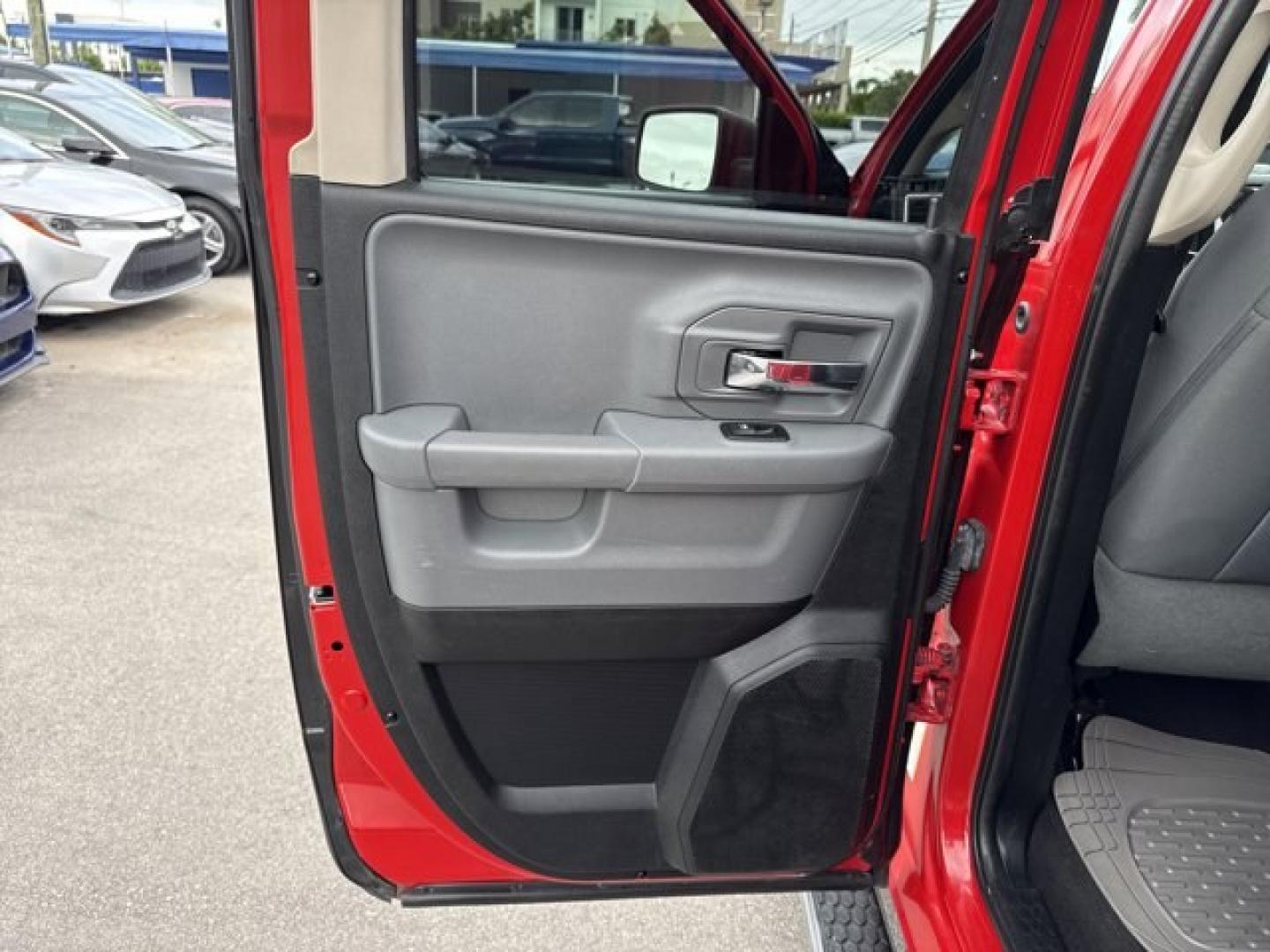 2017 Flame Red Clearcoat /Diesel Gray/Black Ram 1500 (1C6RR6GG5HS) with an 6 3.6 L engine, Automatic transmission, located at 27610 S Dixie Hwy, Homestead, FL, 33032, (305) 749-2348, 25.510241, -80.438301 - Boasts 25 Highway MPG and 17 City MPG! This Ram 1500 boasts a Regular Unleaded V-6 3.6 L/220 engine powering this Automatic transmission. WHEELS: 17 X 7 ALUMINUM (STD), WHEEL TO WHEEL SIDE STEPS, UNDER RAIL BOX BEDLINER.*This Ram 1500 Comes Equipped with These Options *QUICK ORDER PACKAGE 22G SLT -i - Photo#14