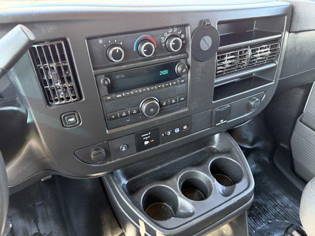 2019 Summit White /Medium Pewter GMC Savana Cargo Van (1GTW7AFG0K1) with an 8 6.0L engine, Automatic transmission, located at 27610 S Dixie Hwy, Homestead, FL, 33032, (305) 749-2348, 25.510241, -80.438301 - This GMC Savana Cargo Van boasts a Gas/Ethanol V8 6.0L/364 engine powering this Automatic transmission. WINDOW SECURITY BAR, REAR SIDE DOOR GLASS, VISORS, DRIVER AND FRONT PASSENGER vinyl in lieu of standard cloth, TRANSMISSION, 6-SPEED AUTOMATIC, HEAVY-DUTY, ELECTRONICALLY CONTROLLED with overdrive - Photo#9