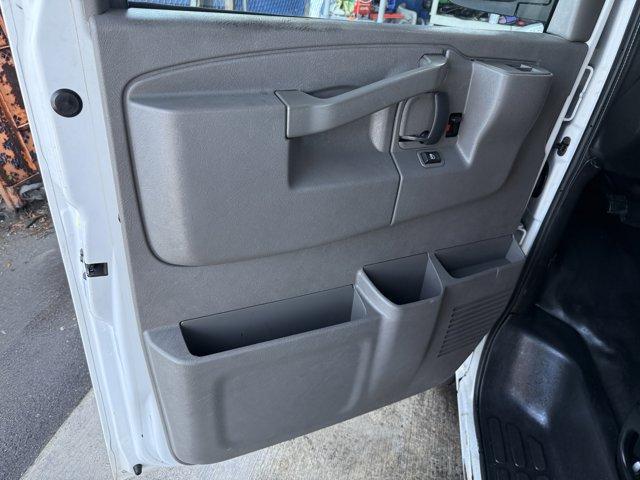 2019 Summit White /Medium Pewter GMC Savana Cargo Van (1GTW7AFG0K1) with an 8 6.0L engine, Automatic transmission, located at 27610 S Dixie Hwy, Homestead, FL, 33032, (305) 749-2348, 25.510241, -80.438301 - This GMC Savana Cargo Van boasts a Gas/Ethanol V8 6.0L/364 engine powering this Automatic transmission. WINDOW SECURITY BAR, REAR SIDE DOOR GLASS, VISORS, DRIVER AND FRONT PASSENGER vinyl in lieu of standard cloth, TRANSMISSION, 6-SPEED AUTOMATIC, HEAVY-DUTY, ELECTRONICALLY CONTROLLED with overdrive - Photo#12