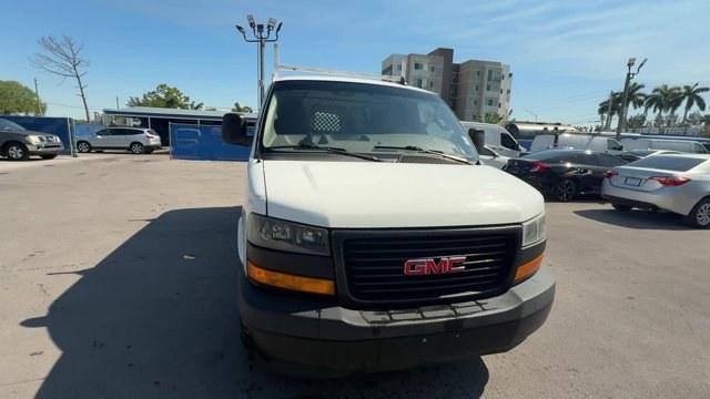 2019 Summit White /Medium Pewter GMC Savana Cargo Van (1GTW7AFG0K1) with an 8 6.0L engine, Automatic transmission, located at 27610 S Dixie Hwy, Homestead, FL, 33032, (305) 749-2348, 25.510241, -80.438301 - This GMC Savana Cargo Van boasts a Gas/Ethanol V8 6.0L/364 engine powering this Automatic transmission. WINDOW SECURITY BAR, REAR SIDE DOOR GLASS, VISORS, DRIVER AND FRONT PASSENGER vinyl in lieu of standard cloth, TRANSMISSION, 6-SPEED AUTOMATIC, HEAVY-DUTY, ELECTRONICALLY CONTROLLED with overdrive - Photo#7