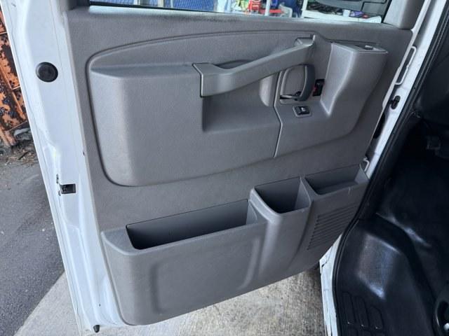 2019 Summit White /Medium Pewter GMC Savana Cargo Van (1GTW7AFG0K1) with an 8 6.0L engine, Automatic transmission, located at 27610 S Dixie Hwy, Homestead, FL, 33032, (305) 749-2348, 25.510241, -80.438301 - This GMC Savana Cargo Van boasts a Gas/Ethanol V8 6.0L/364 engine powering this Automatic transmission. WINDOW SECURITY BAR, REAR SIDE DOOR GLASS, VISORS, DRIVER AND FRONT PASSENGER vinyl in lieu of standard cloth, TRANSMISSION, 6-SPEED AUTOMATIC, HEAVY-DUTY, ELECTRONICALLY CONTROLLED with overdrive - Photo#12