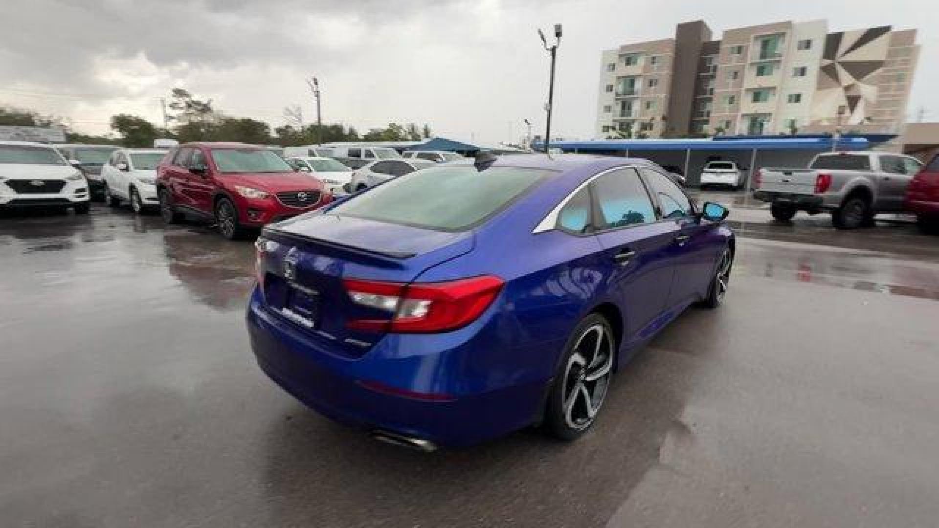 2021 Blue Honda Accord Sedan (1HGCV1F39MA) with an 4 1.5 L engine, Variable transmission, located at 27610 S Dixie Hwy, Homestead, FL, 33032, (305) 749-2348, 25.510241, -80.438301 - Delivers 35 Highway MPG and 29 City MPG! This Honda Accord Sedan boasts a Intercooled Turbo Regular Unleaded I-4 1.5 L/91 engine powering this Variable transmission. Wheels: 19 Machine-Finished Alloy w/Black Inserts, Vehicle Stability Assist (VSA) Electronic Stability Control (ESC), Valet Function.* - Photo#4