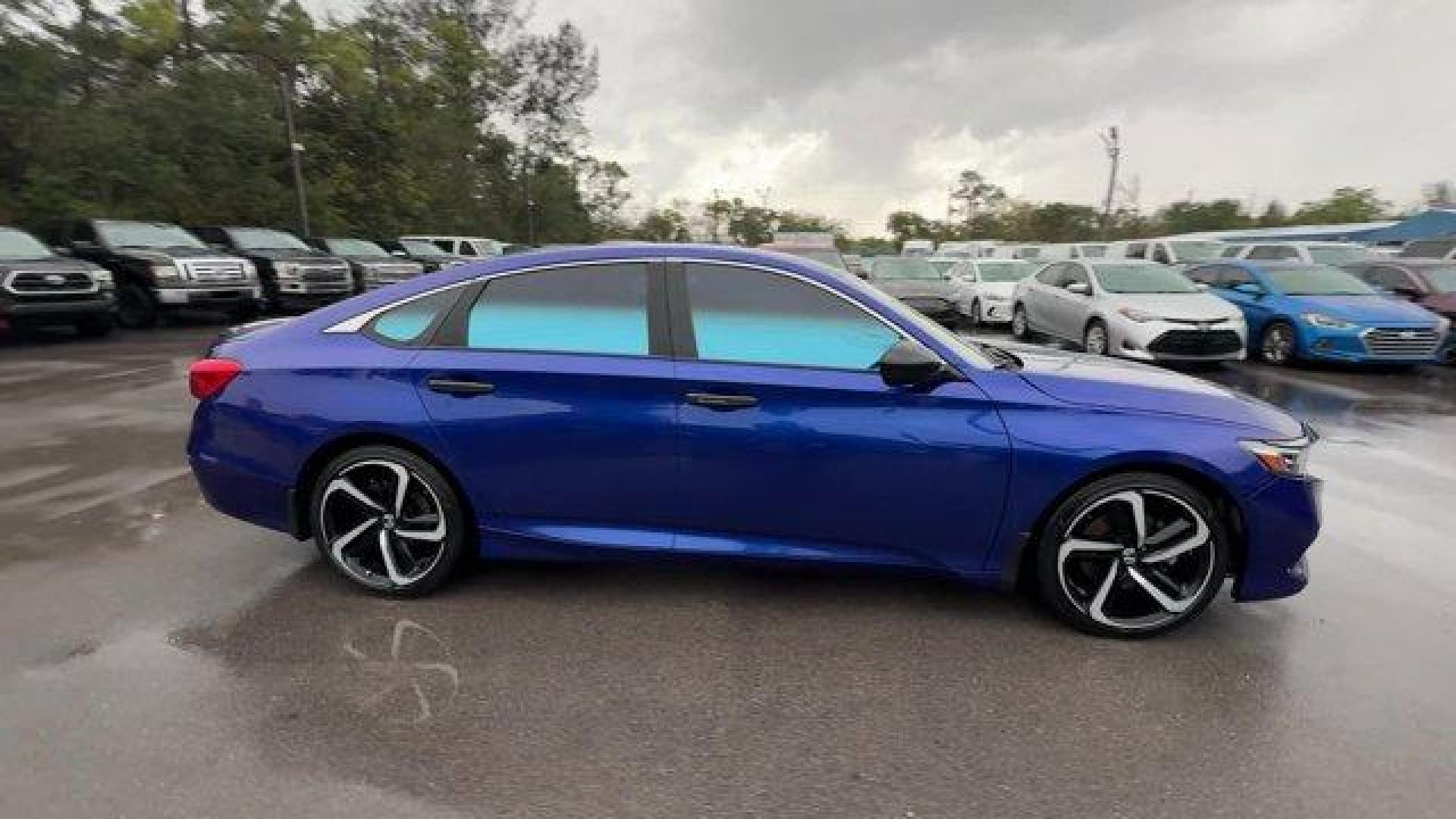 2021 Blue Honda Accord Sedan (1HGCV1F39MA) with an 4 1.5 L engine, Variable transmission, located at 27610 S Dixie Hwy, Homestead, FL, 33032, (305) 749-2348, 25.510241, -80.438301 - Delivers 35 Highway MPG and 29 City MPG! This Honda Accord Sedan boasts a Intercooled Turbo Regular Unleaded I-4 1.5 L/91 engine powering this Variable transmission. Wheels: 19 Machine-Finished Alloy w/Black Inserts, Vehicle Stability Assist (VSA) Electronic Stability Control (ESC), Valet Function.* - Photo#5