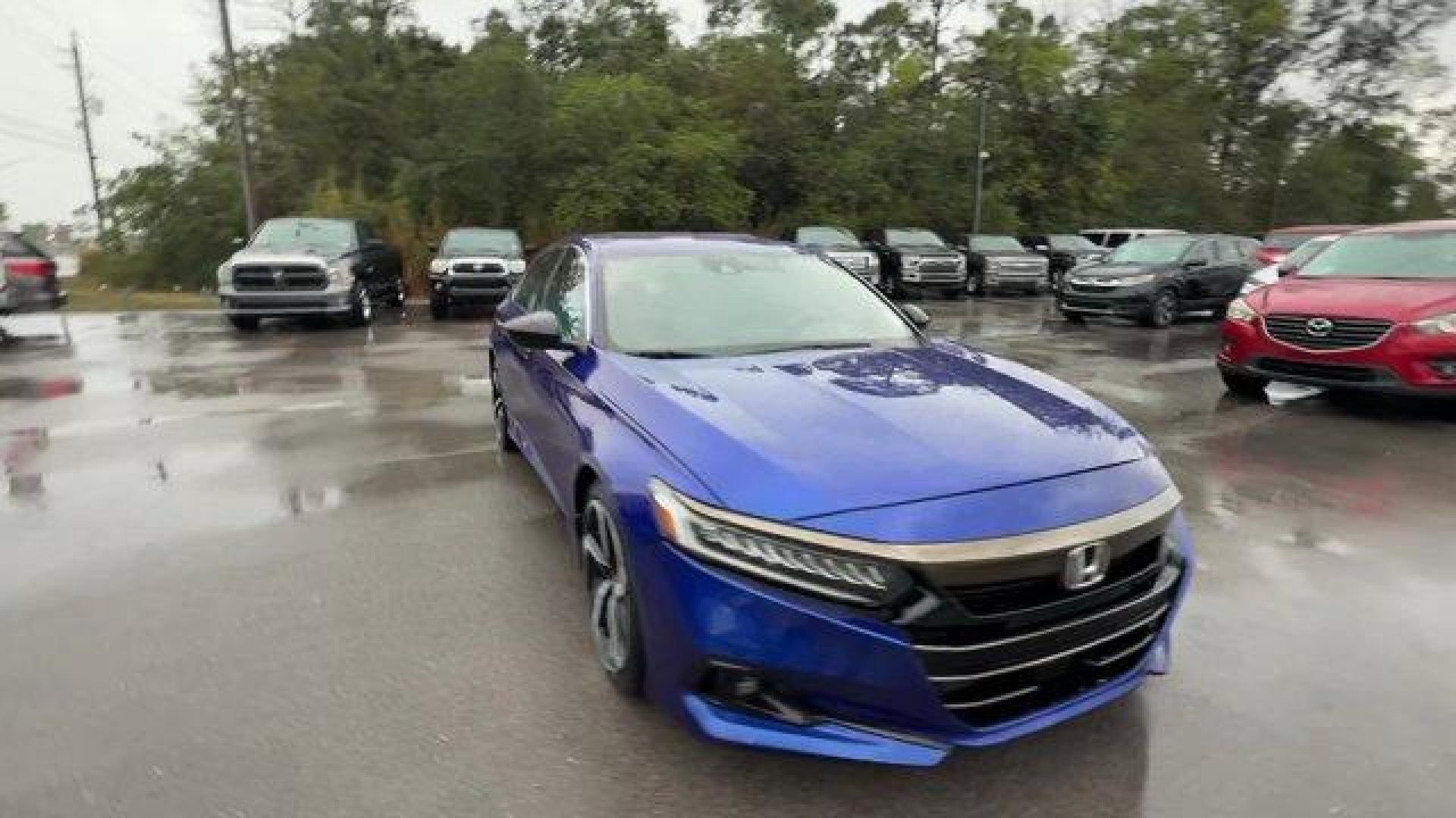 2021 Blue Honda Accord Sedan (1HGCV1F39MA) with an 4 1.5 L engine, Variable transmission, located at 27610 S Dixie Hwy, Homestead, FL, 33032, (305) 749-2348, 25.510241, -80.438301 - Delivers 35 Highway MPG and 29 City MPG! This Honda Accord Sedan boasts a Intercooled Turbo Regular Unleaded I-4 1.5 L/91 engine powering this Variable transmission. Wheels: 19 Machine-Finished Alloy w/Black Inserts, Vehicle Stability Assist (VSA) Electronic Stability Control (ESC), Valet Function.* - Photo#6