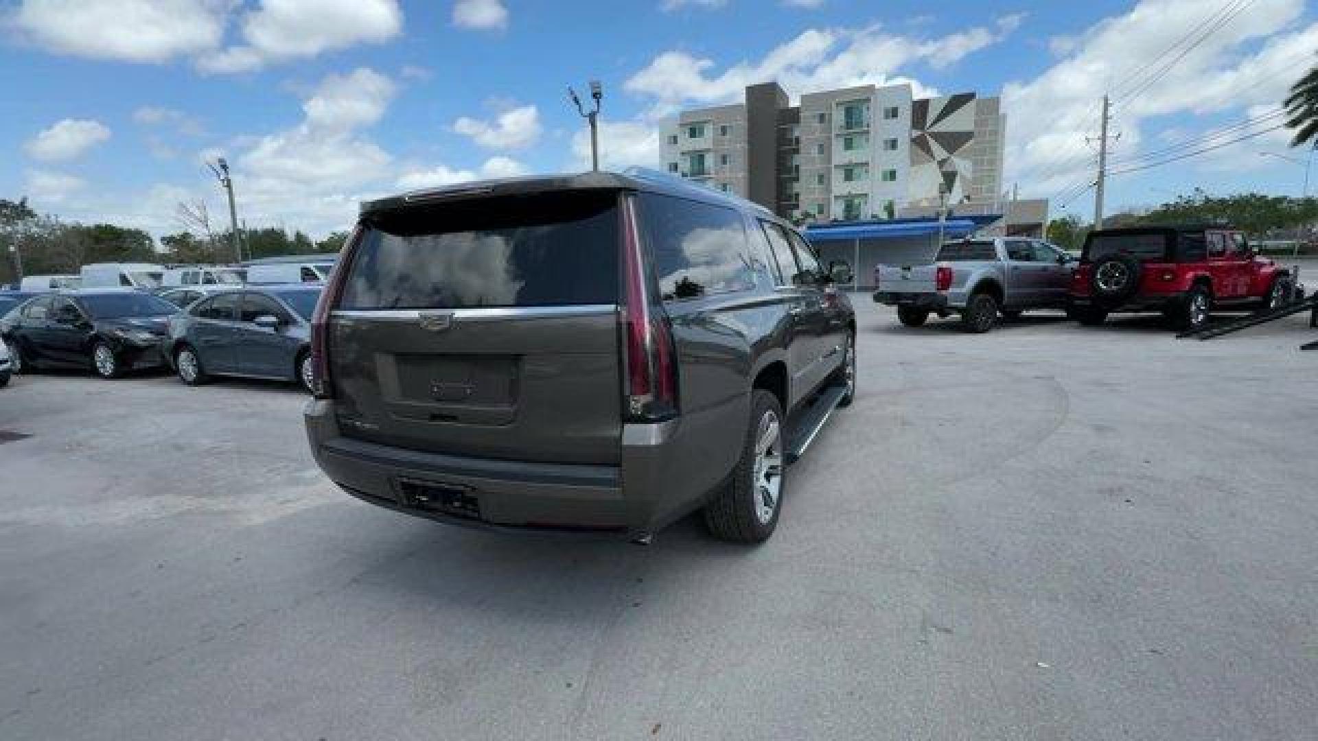 2016 Terra Mocha Metallic /Shale with Cocoa Accents Cadillac Escalade ESV (1GYS3JKJ2GR) with an 8 6.2L engine, Automatic transmission, located at 27610 S Dixie Hwy, Homestead, FL, 33032, (305) 749-2348, 25.510241, -80.438301 - Delivers 22 Highway MPG and 15 City MPG! This Cadillac Escalade ESV boasts a Gas V8 6.2L/376 engine powering this Automatic transmission. WHEELS, 22 X 9 (55.9 CM X 22.9 CM) DUAL 7-SPOKE ULTRA-BRIGHT FINISH ALUMINUM WITH PREMIUM PAINT, TRANSMISSION, 8-SPEED AUTOMATIC, 8L90 (STD), TERRA MOCHA METALLIC - Photo#4